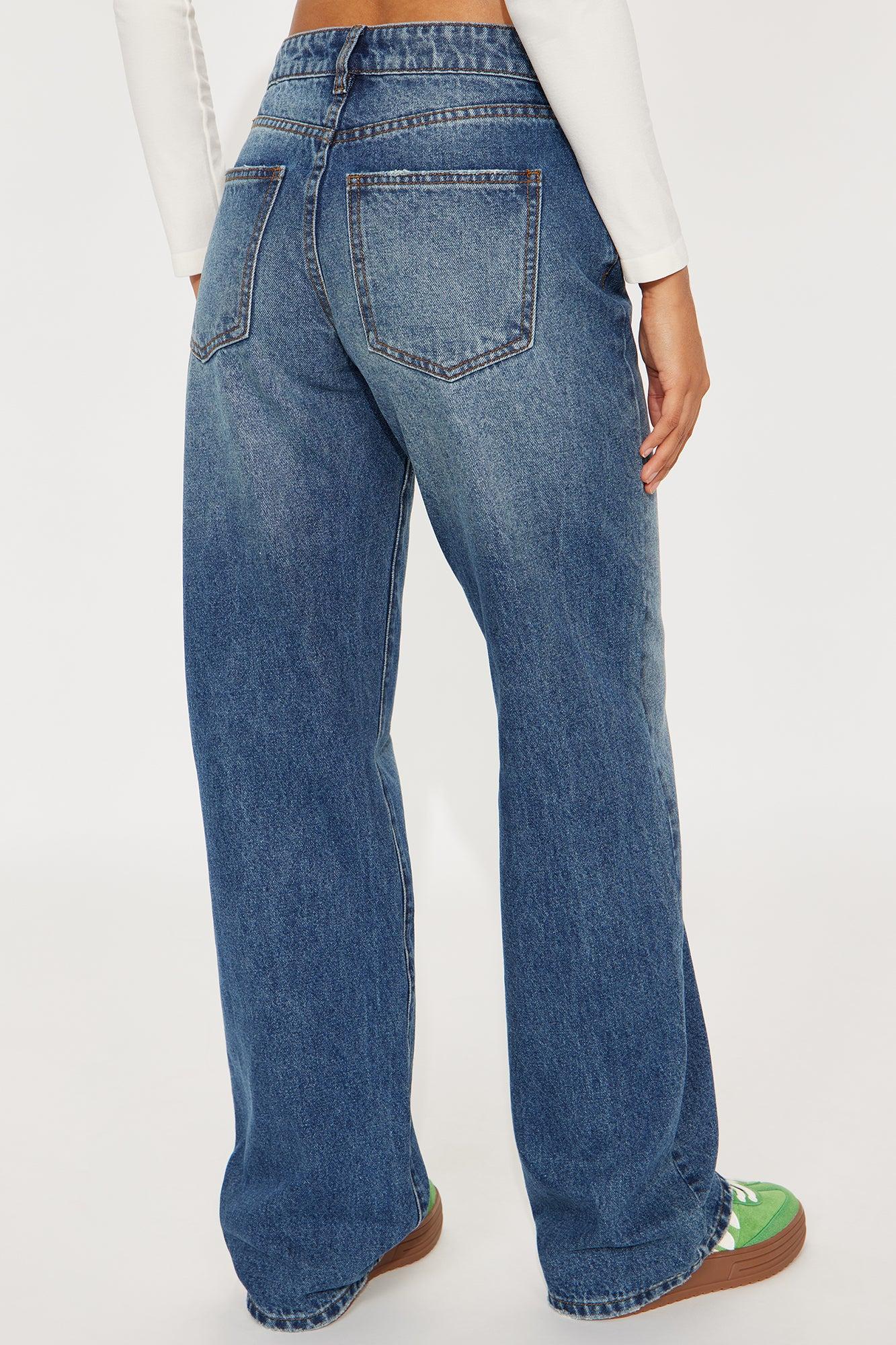 Minimal Muse Straight Leg Jeans - Dark Wash Female Product Image