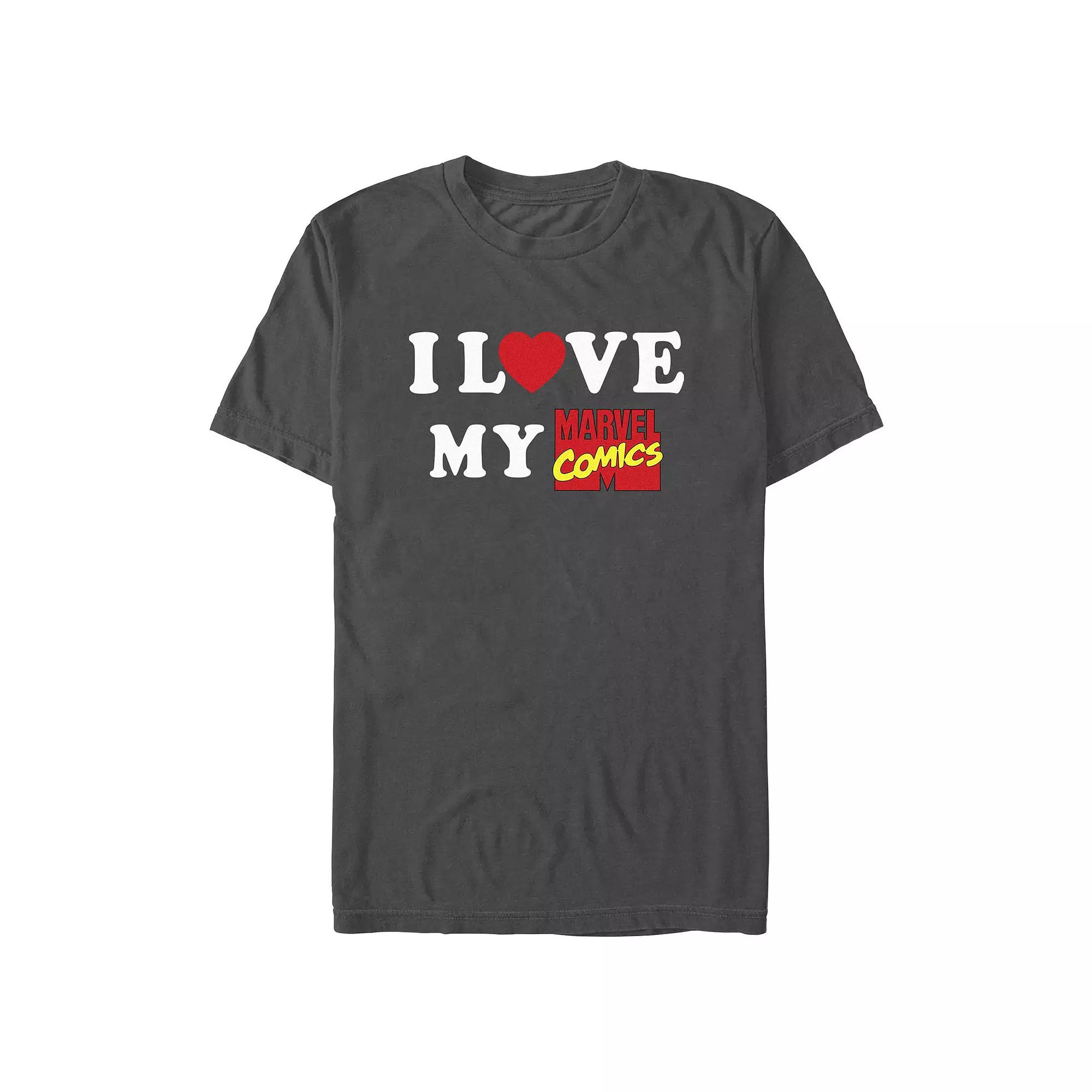 Men's The Avengers I Love My Marvel Comics Graphic Tee,  Product Image