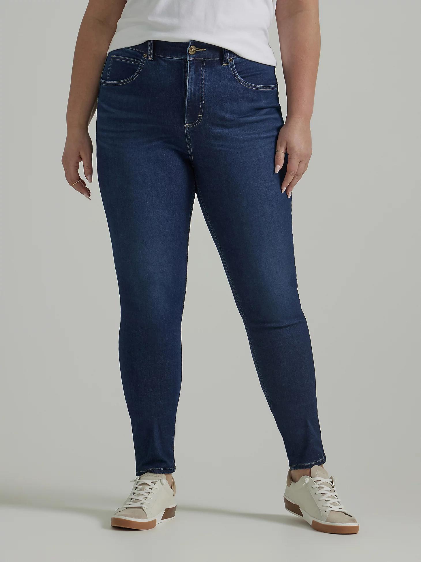 Women's Ultra Lux Comfort with Flex Motion Skinny Jean (Plus) | Women's Jeans | Lee® Product Image