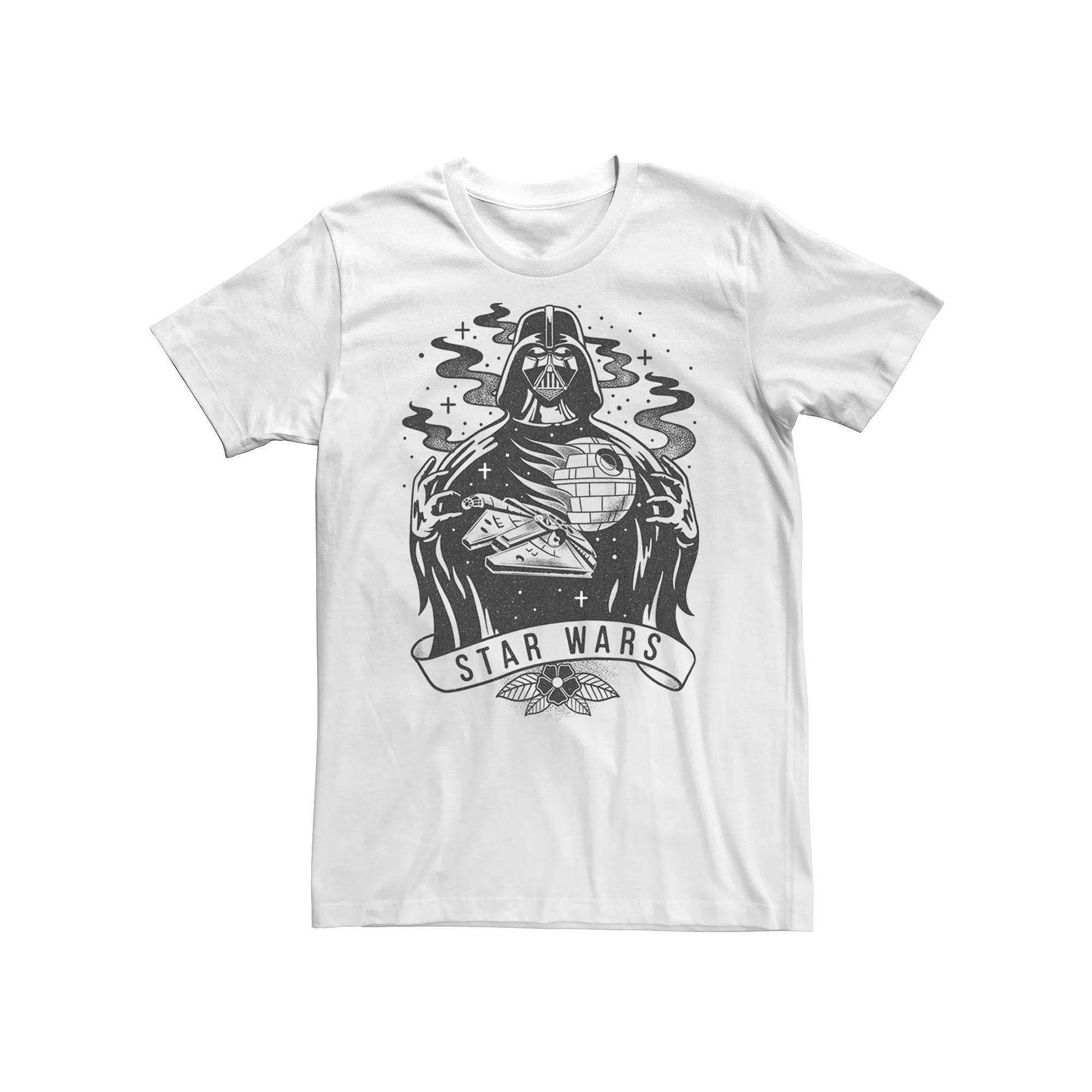 Men's Star Wars Darth Vader Tattoo Sketch Design Tee,  Product Image