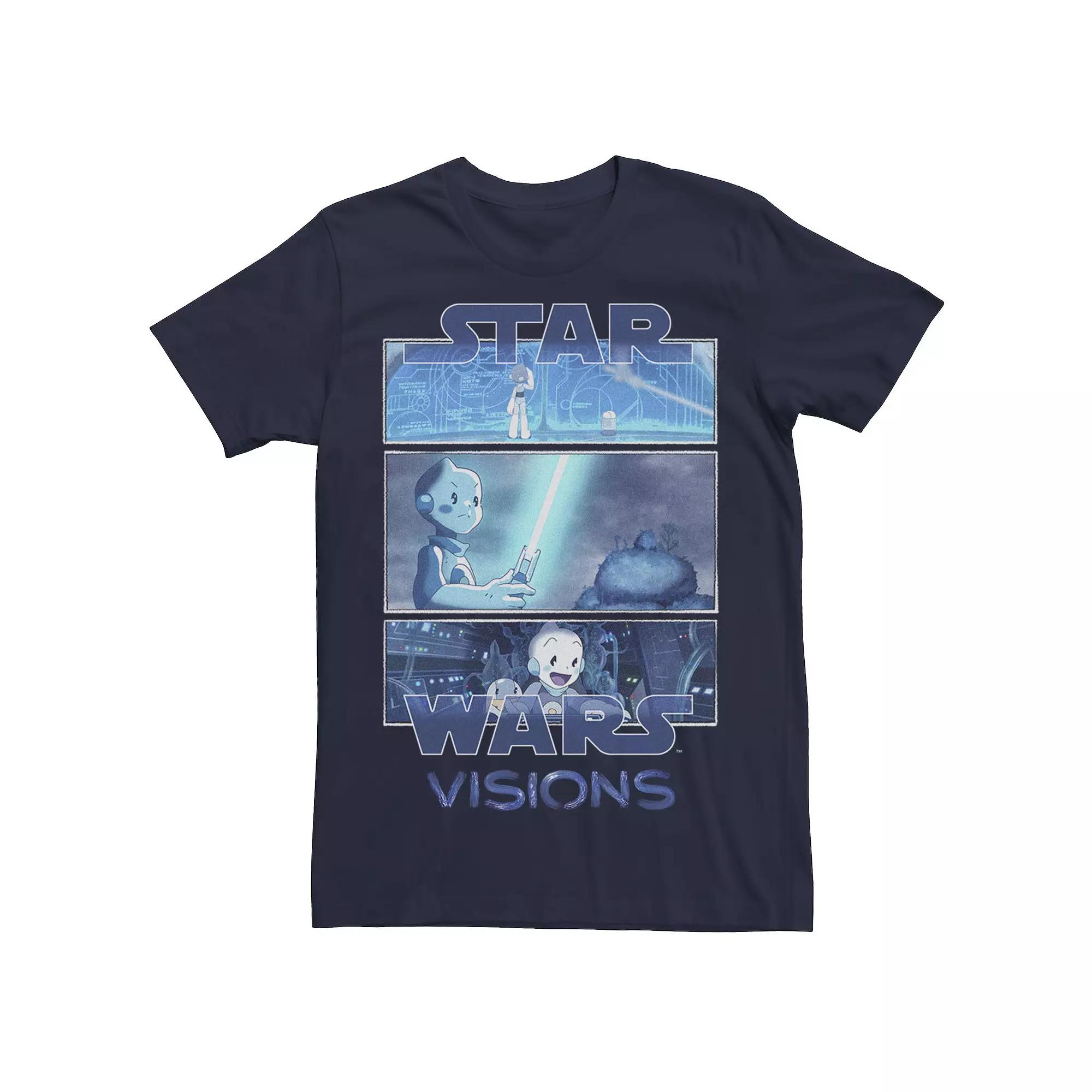 Men's Star Wars Visions Tri Panel Logo Tee, Boy's,  Product Image
