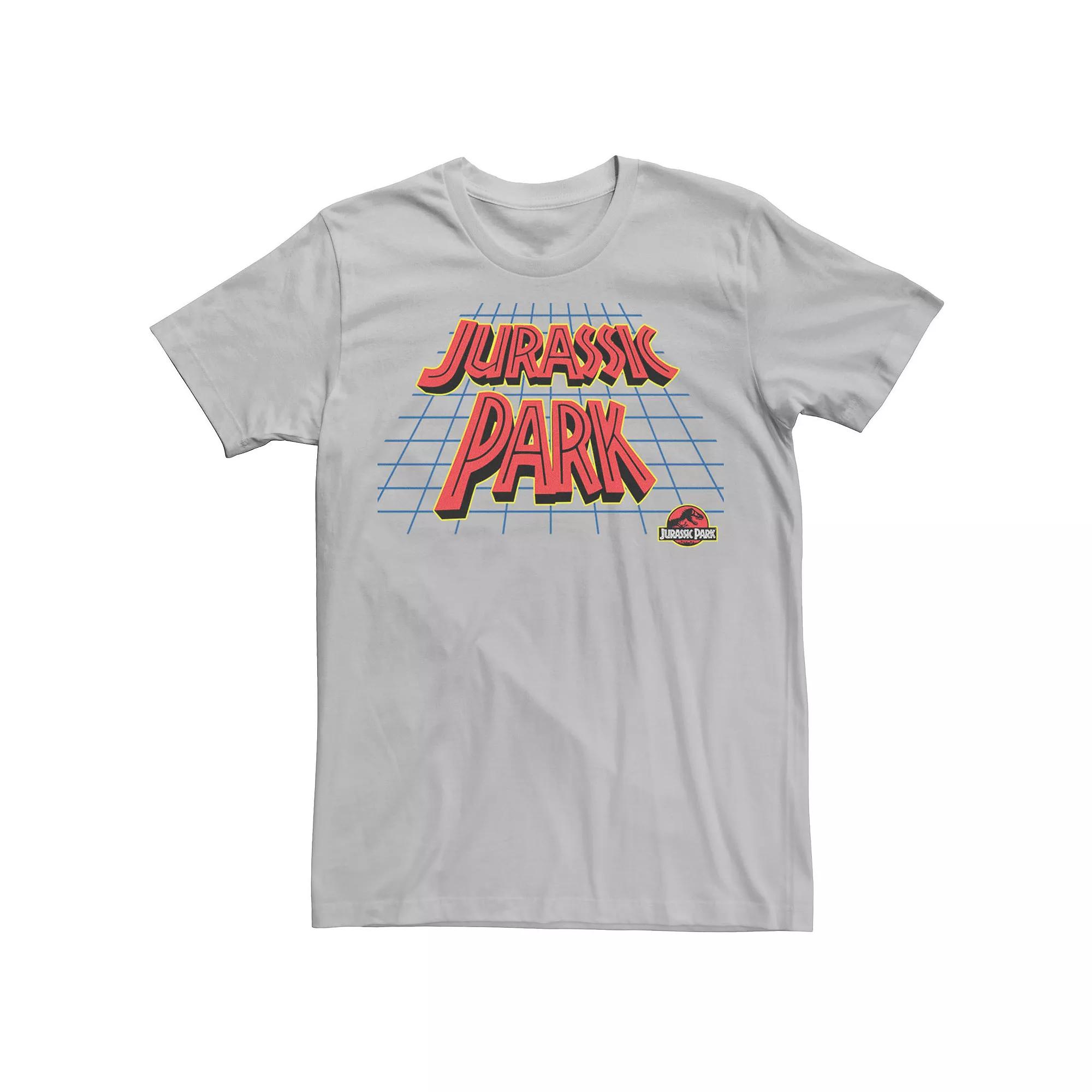 Men's Jurassic Park Tilted Grid Logo Tee,  Product Image