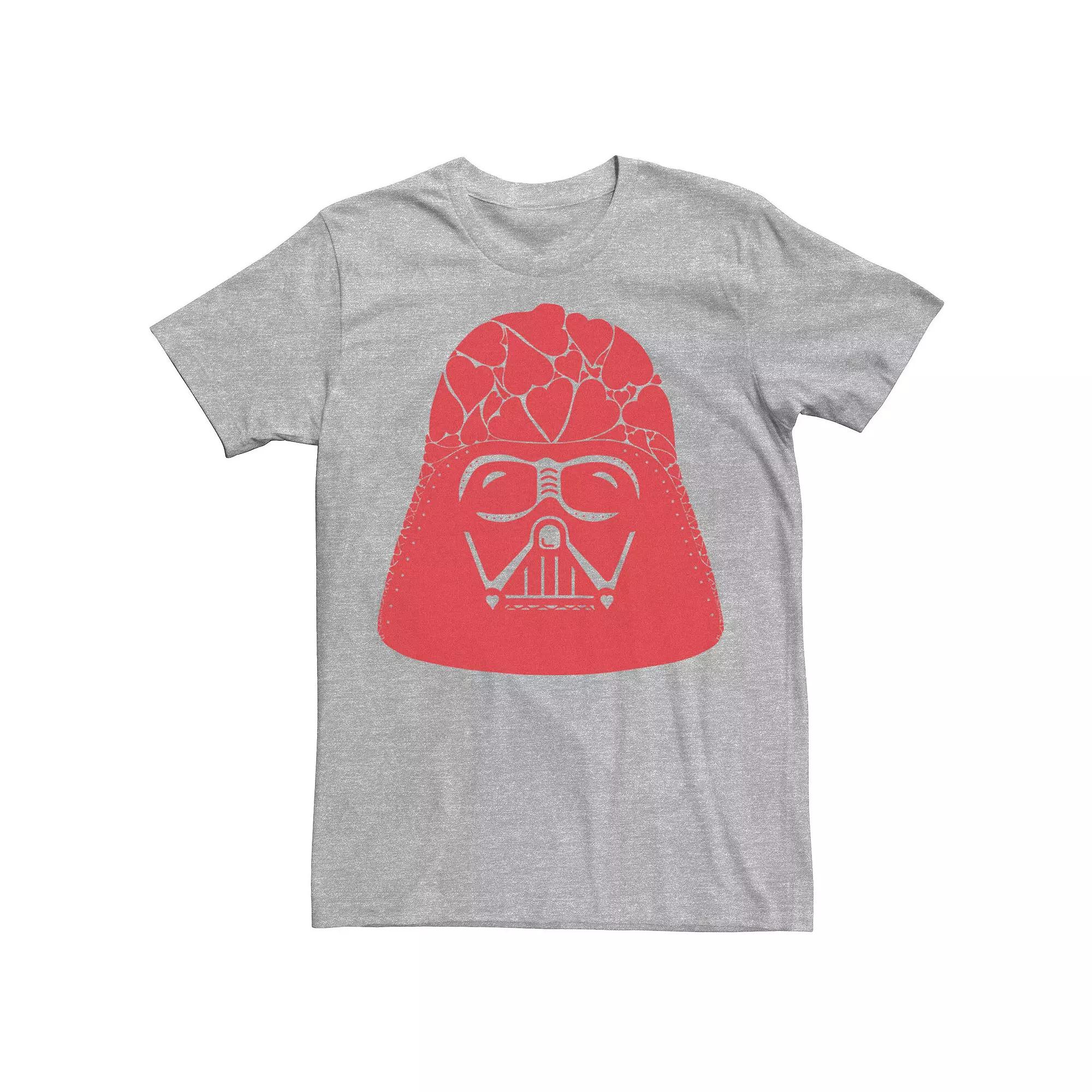 Men's Star Wars Valentine's Day Darth Vader Heart Fill Tee,  Product Image