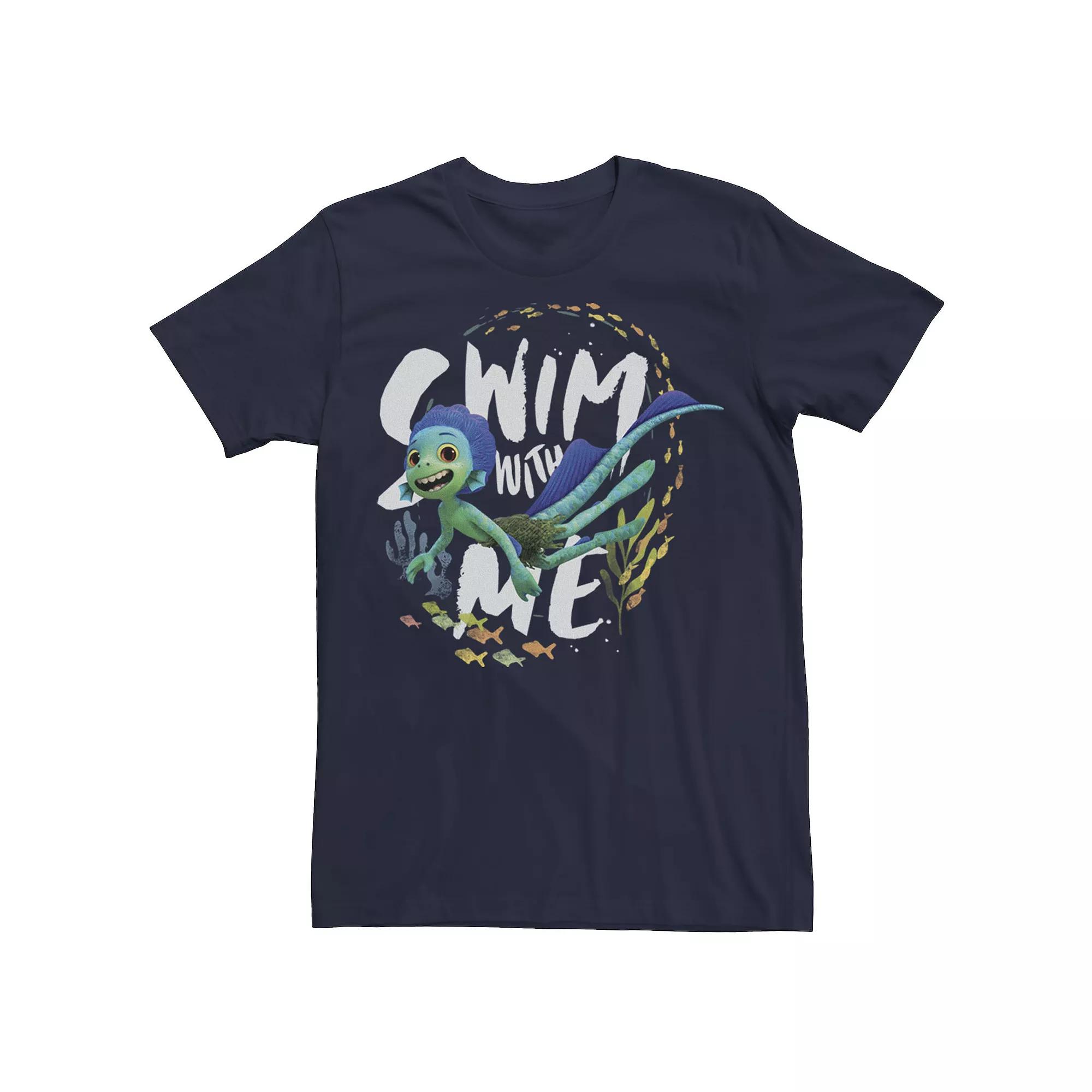 Disney / Pixar's Luca Men's Swim With Me Tee,  Product Image