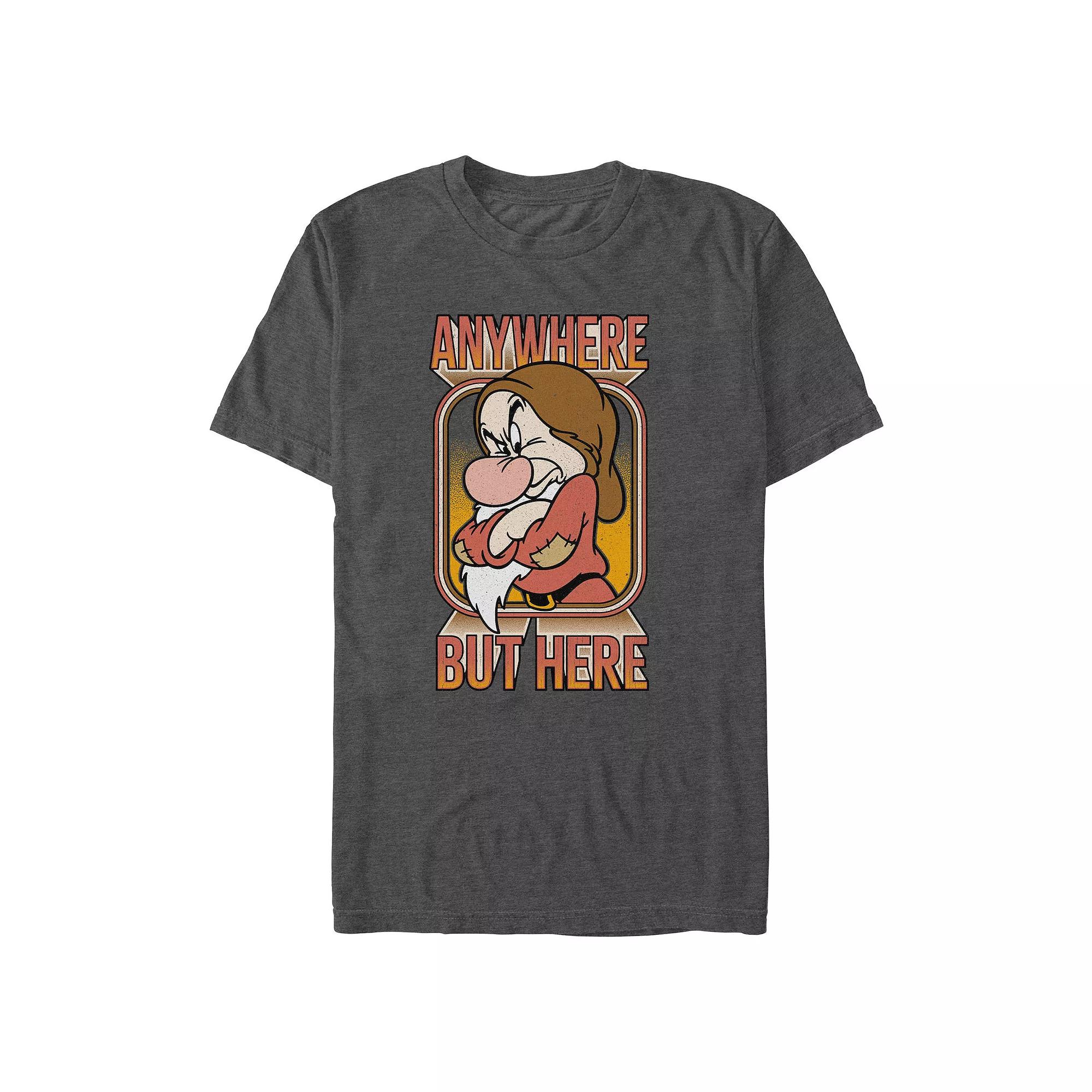 Disney's Snow White And The Seven DwarfsAnywhere But Here Men's Graphic Tee,  Product Image