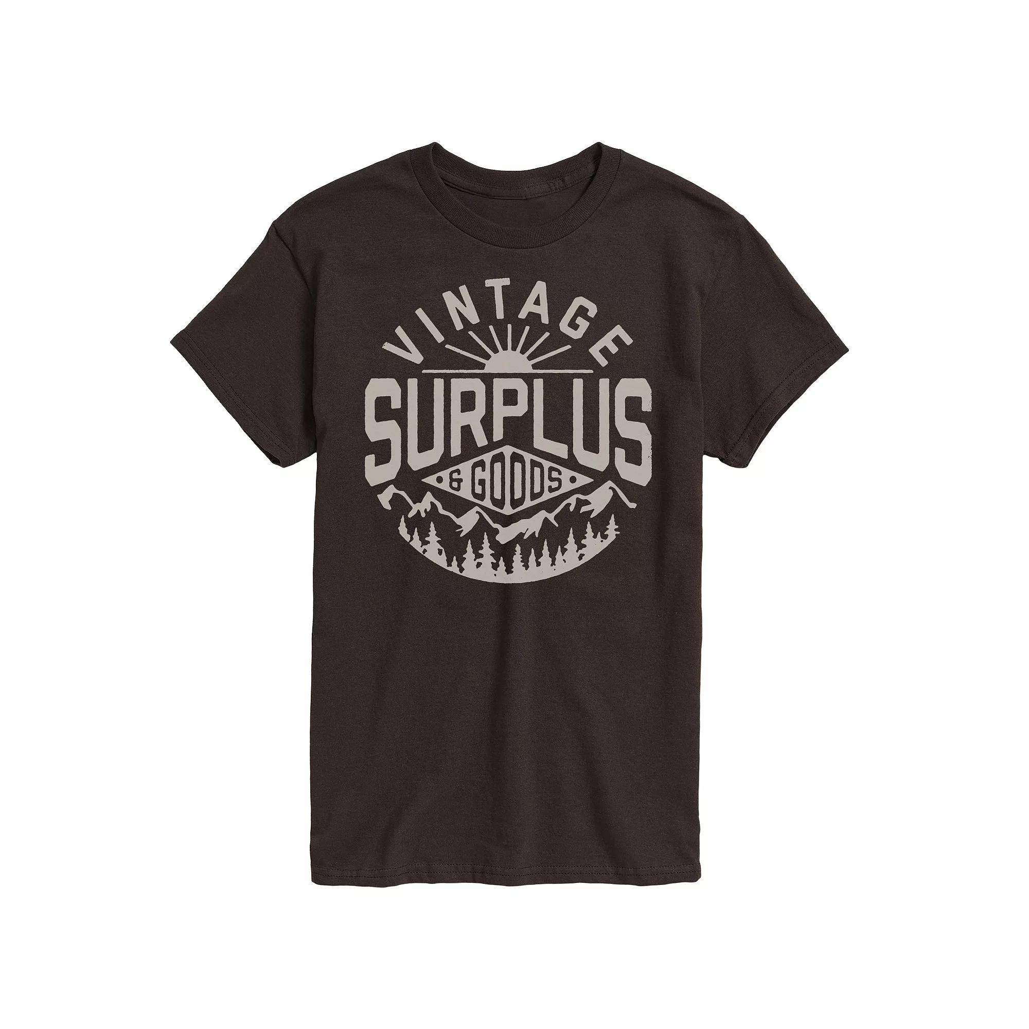 Men's Vintage Surplus Goods Graphic Tee,  Product Image