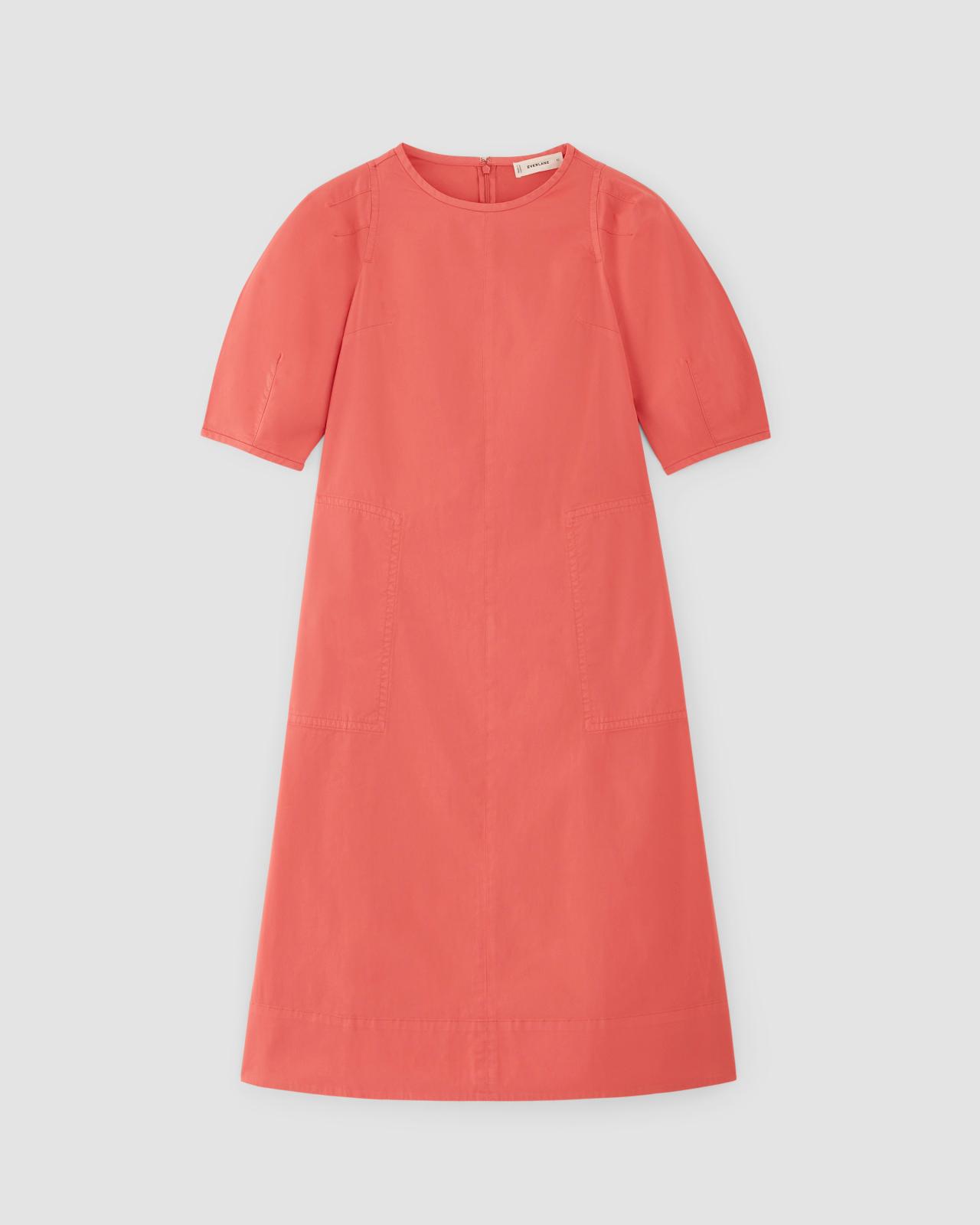 Womens Short-Sleeve Puff Midi Dress by Everlane Product Image