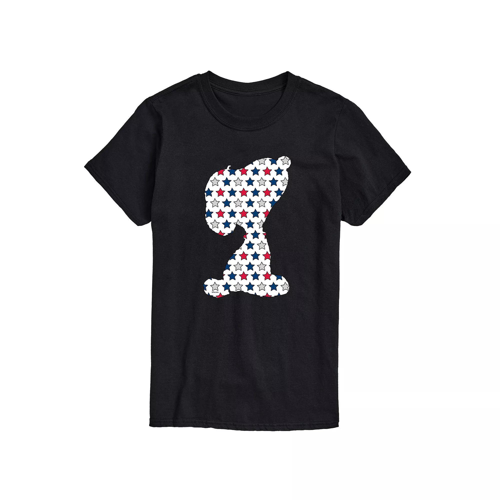 Men's Peanuts Snoopy USA Stars Tee,  Product Image
