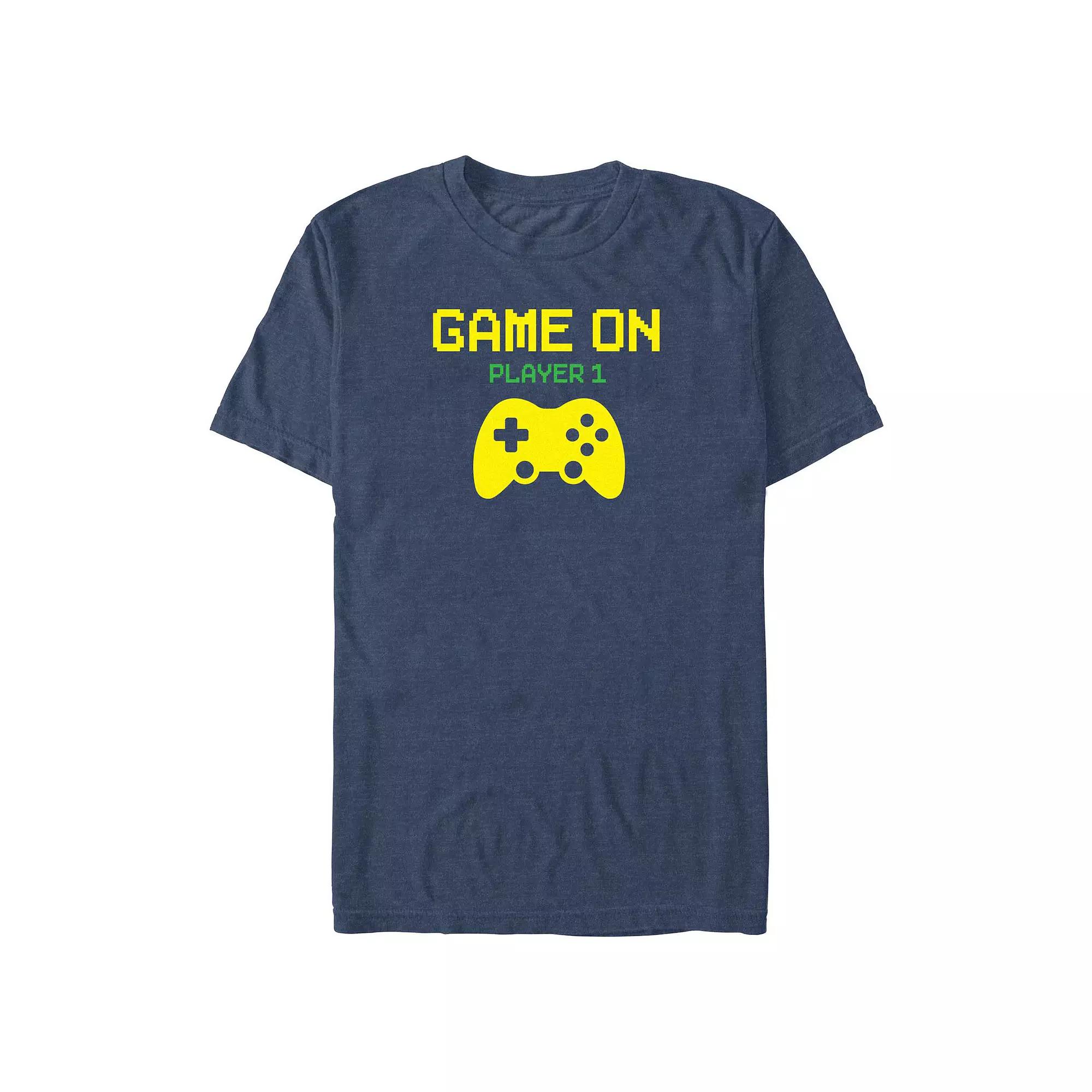 Big & Tall Game On Player One Graphic Tee, Men's,  Product Image