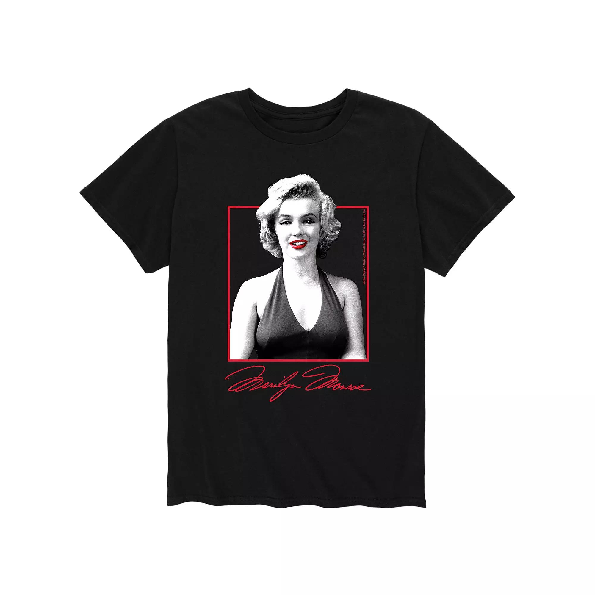 Men's Marilyn Monroe Black And White Tee,  Product Image
