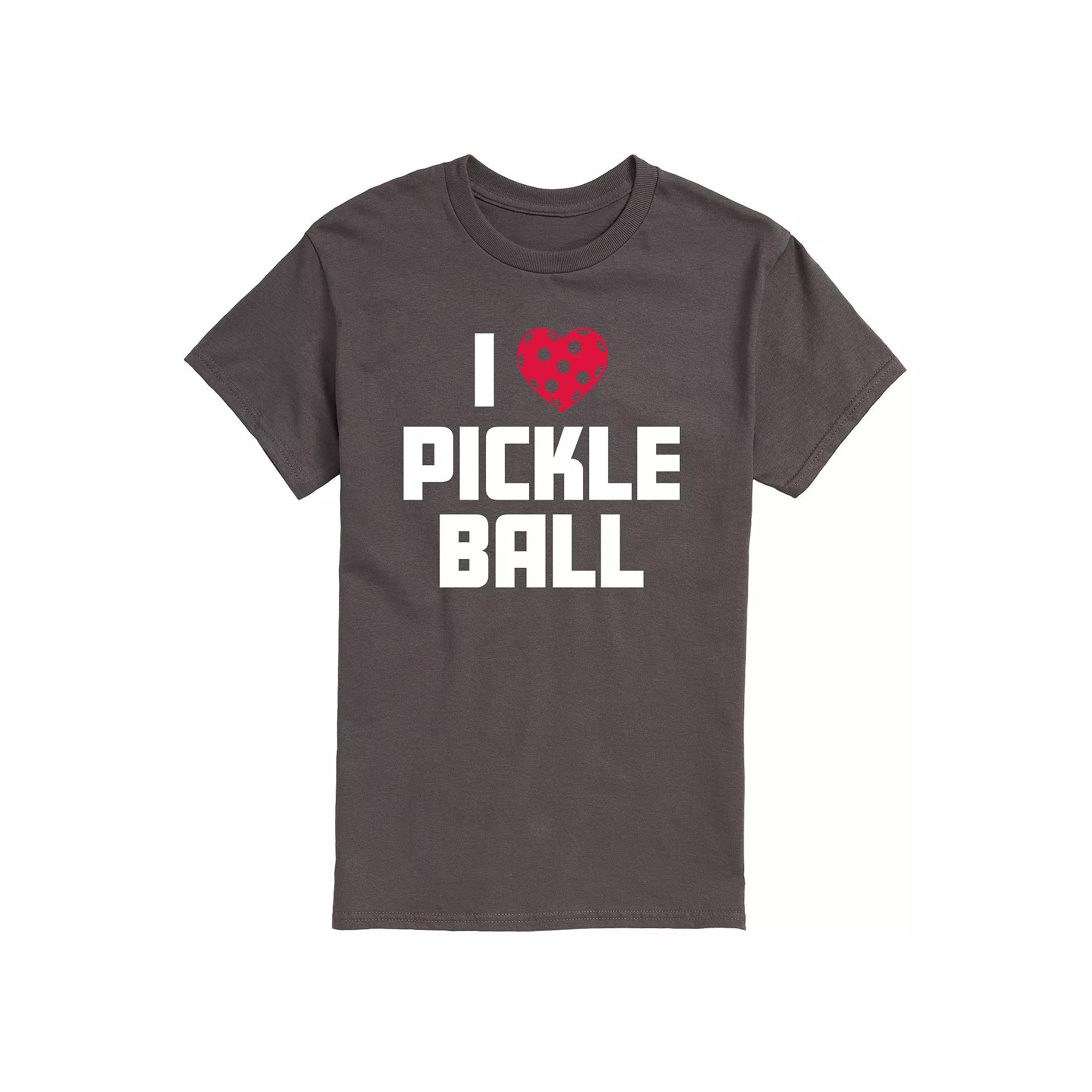 Big & Tall I Love Pickleball Tee, Men's,  Product Image