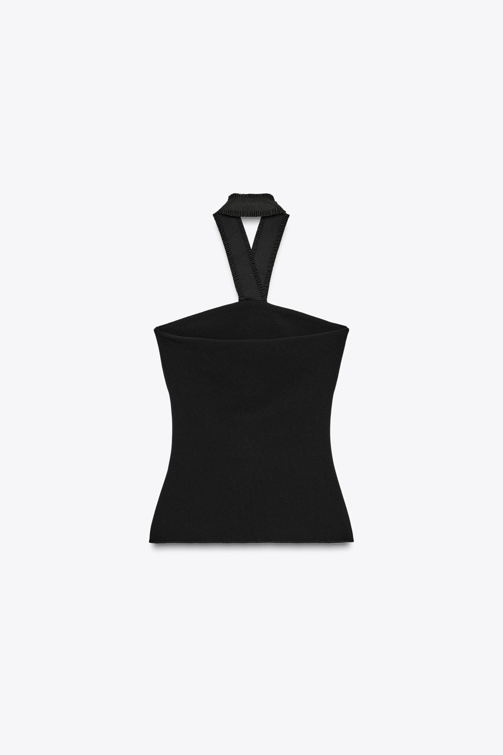 STRETCH CONTOURING HALTER TOP Product Image