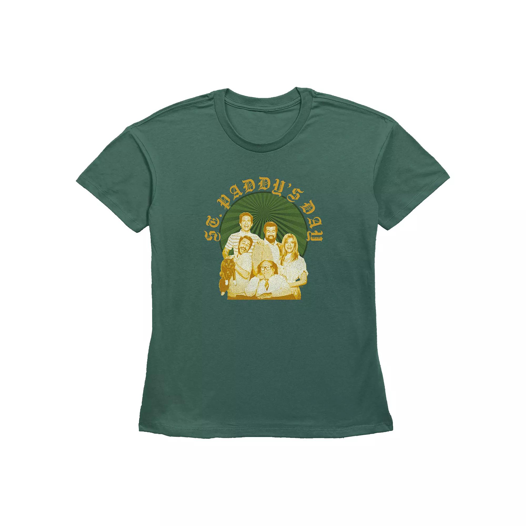 Women's It's Always Sunny In Philadelphia St. Paddy's Day Graphic Tee, Size: XS, Green Product Image
