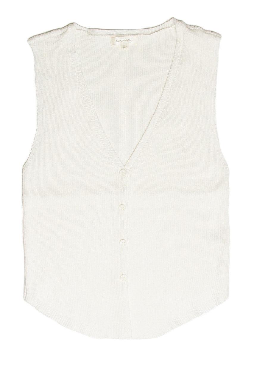 Ribbed V Neck Vest Product Image