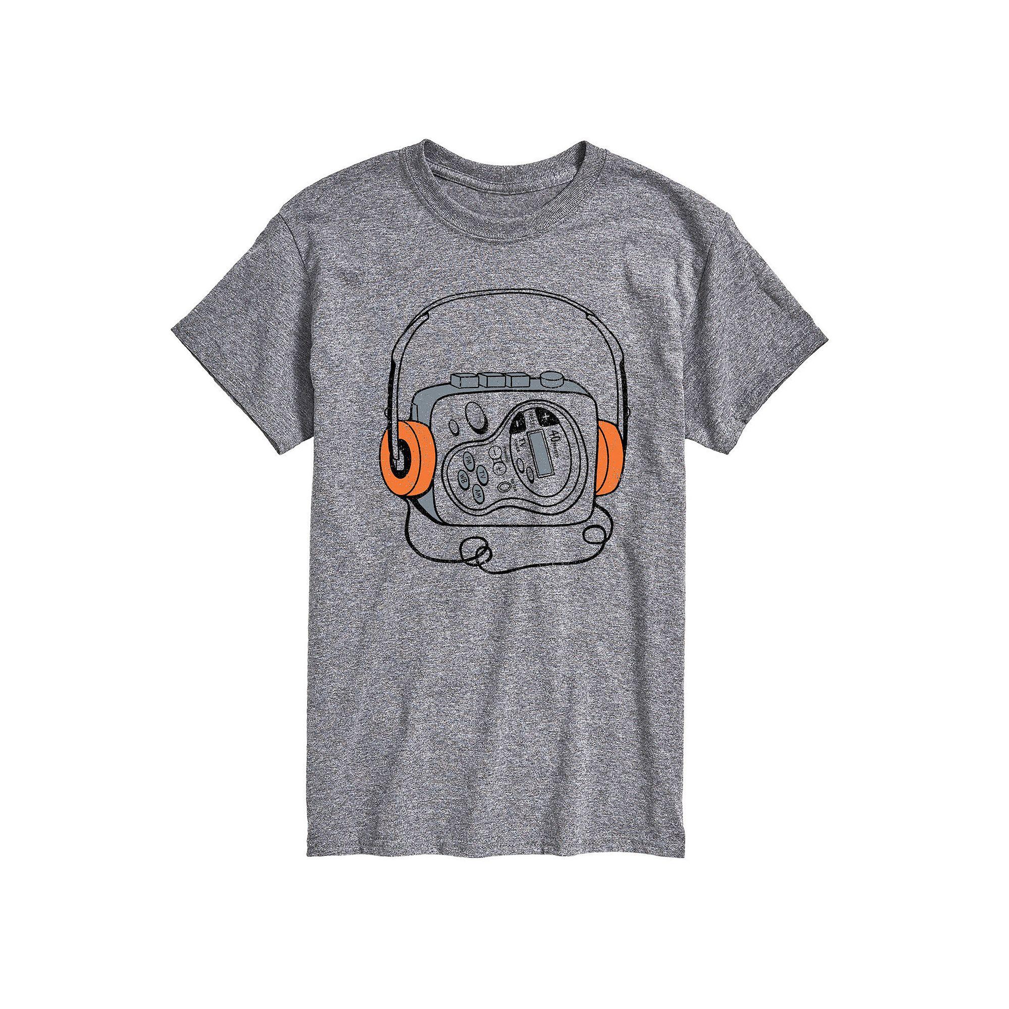 Men's Cassette Player Graphic Tee,  Product Image