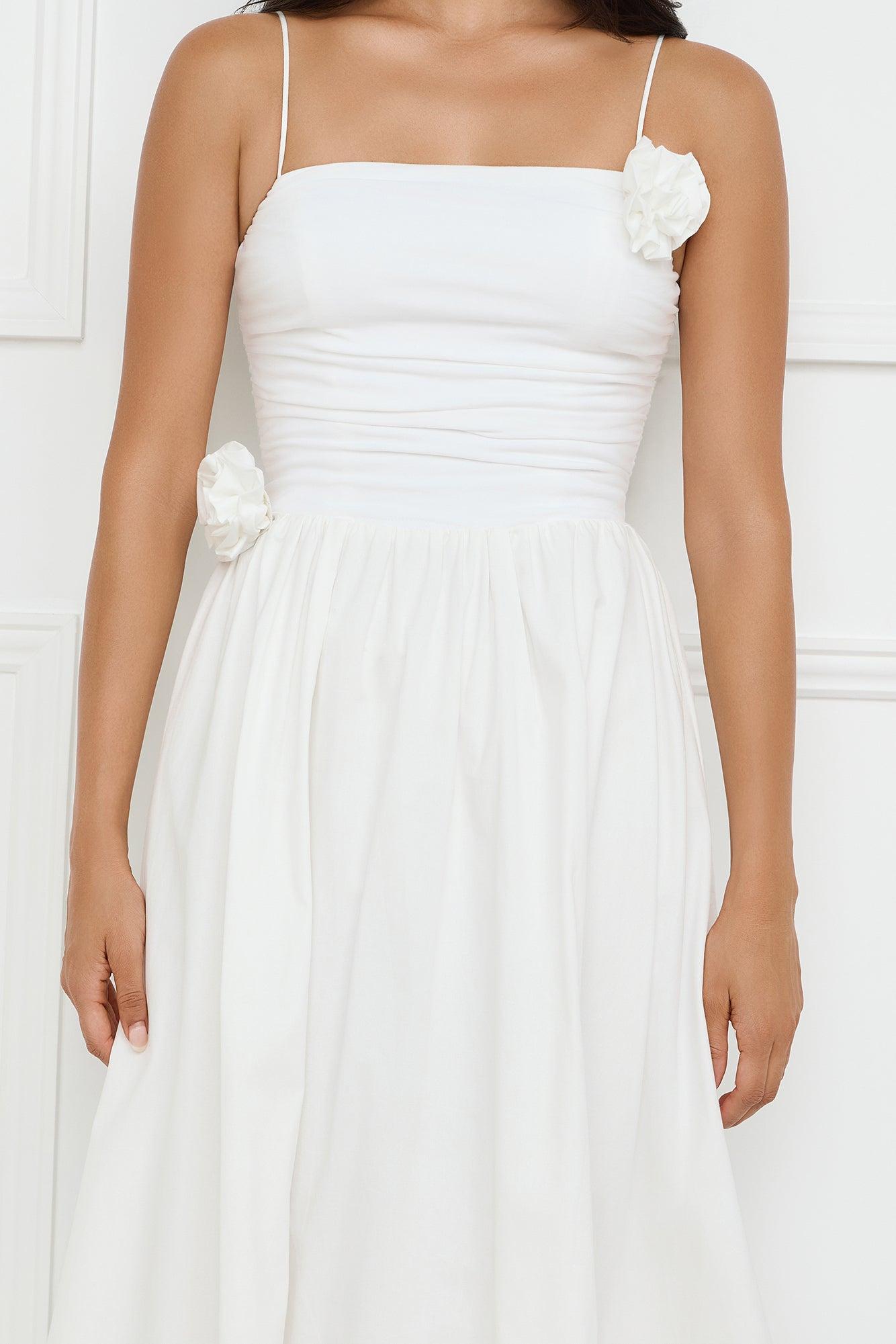 Trendsetter's Way Maxi Dress White Product Image