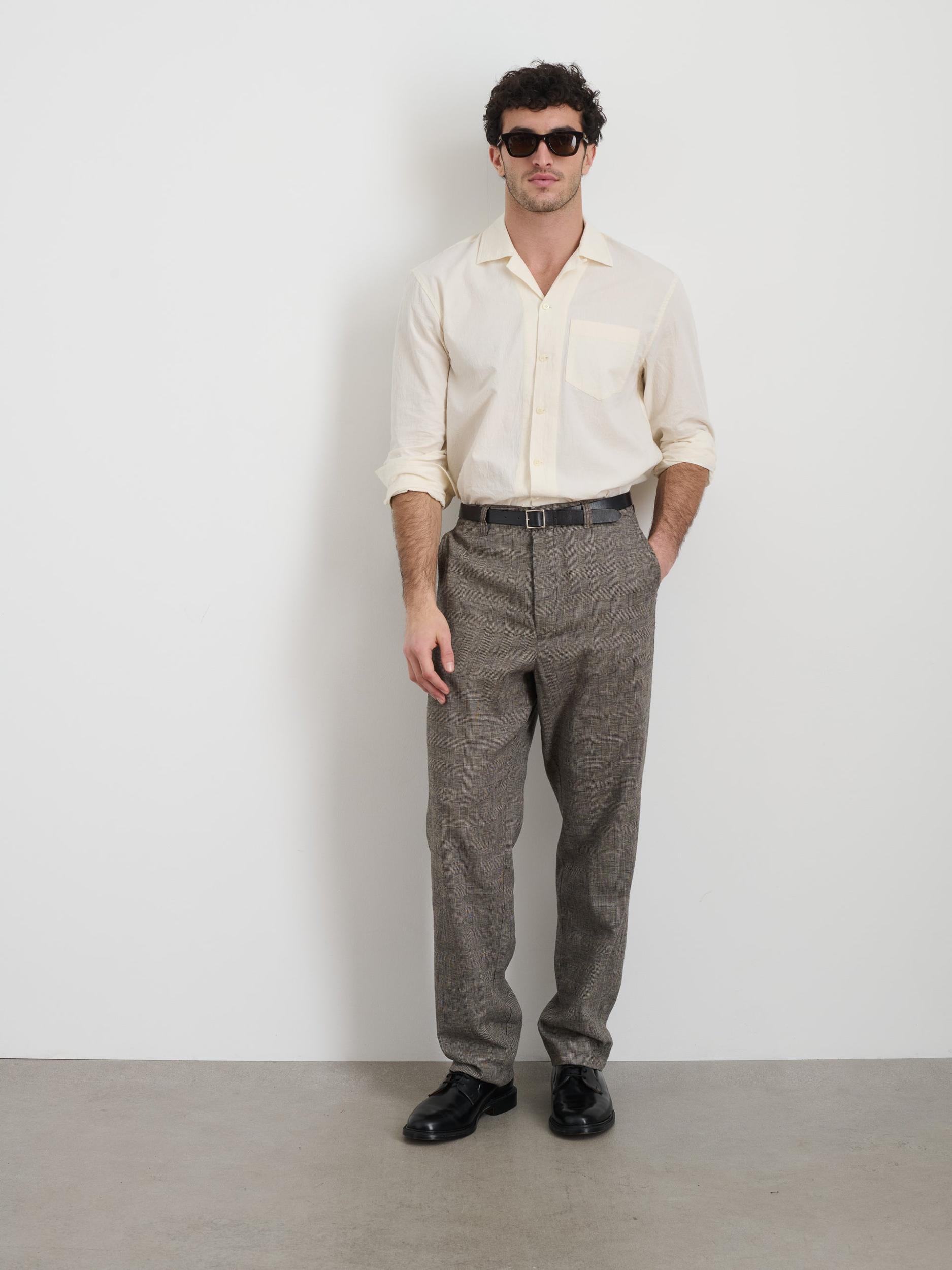 Cooper Trouser in Glen Plaid Product Image
