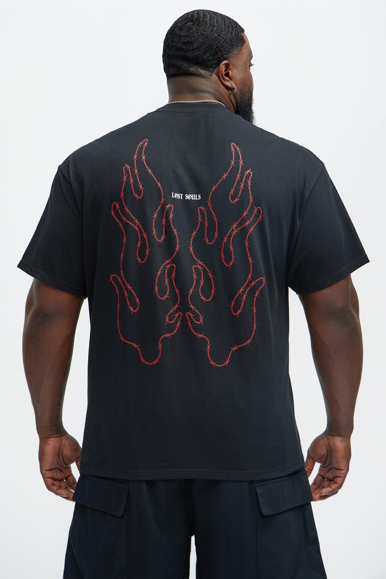 Lost Souls Find Grace Short Sleeve Tee - Black Product Image