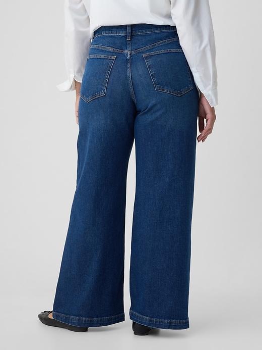 High Rise Stride Wide-Leg Jeans Product Image