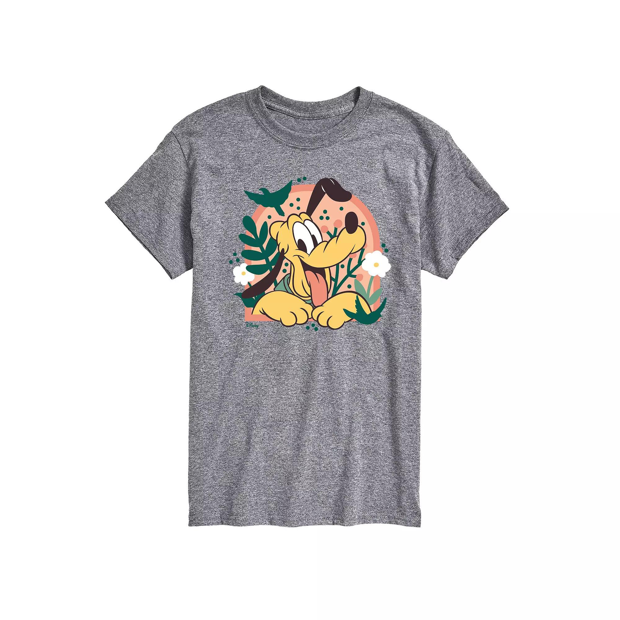 Disney's Mickey Mouse & Friends Pluto Men's Plants Graphic Tee,  Product Image