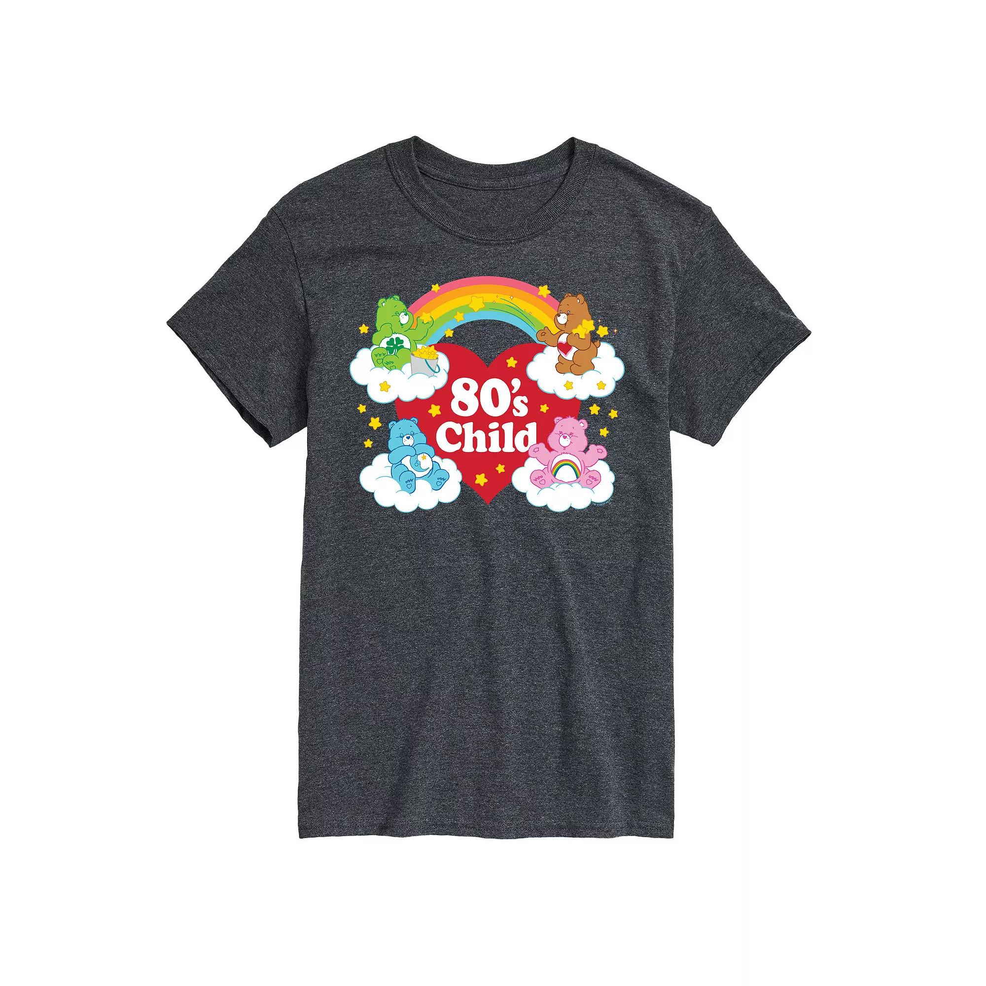 Big & Tall Care Bears 80s Child Graphic Tee, Men's,  Product Image