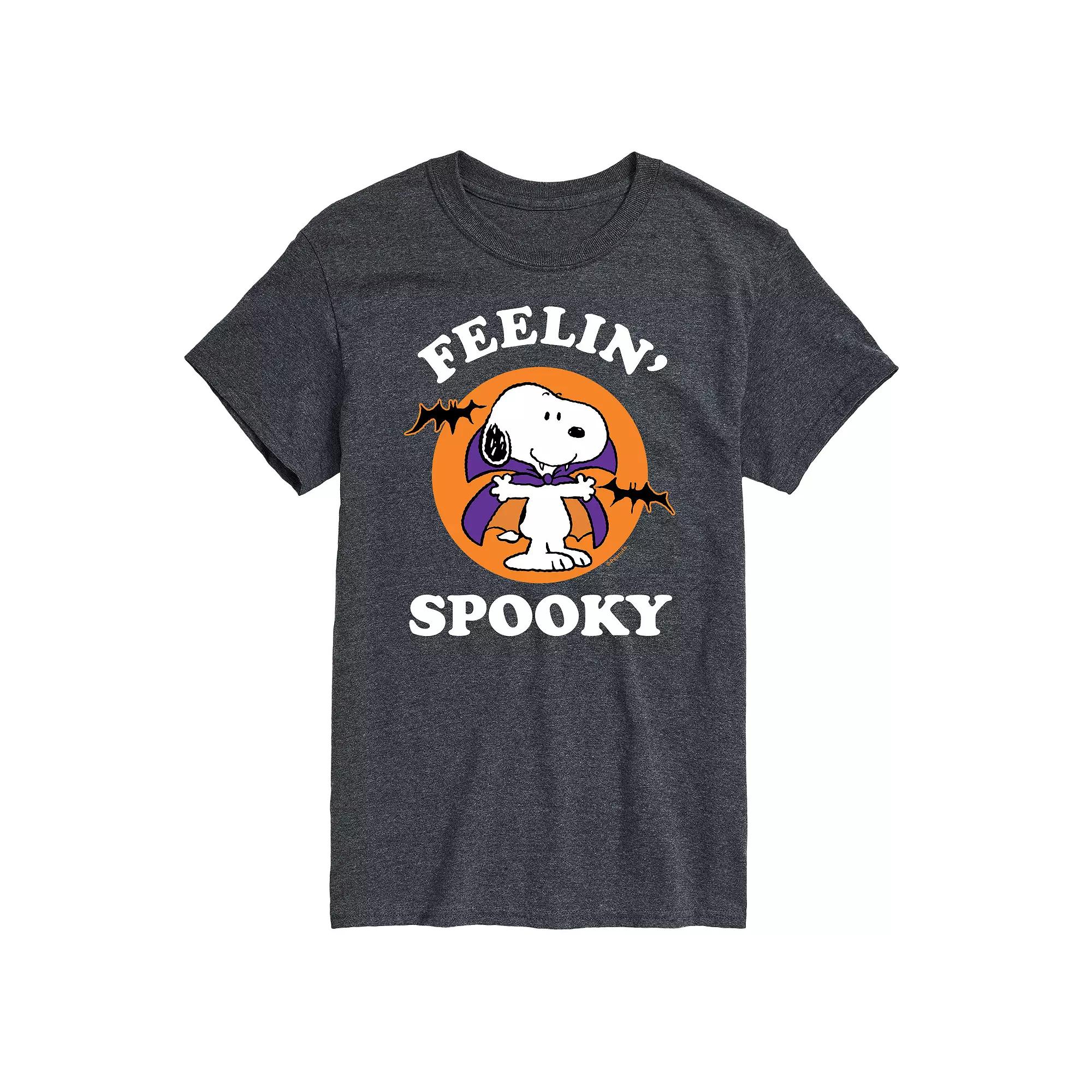 Big & Tall Peanuts Feelin Spooky Tee, Men's,  Product Image