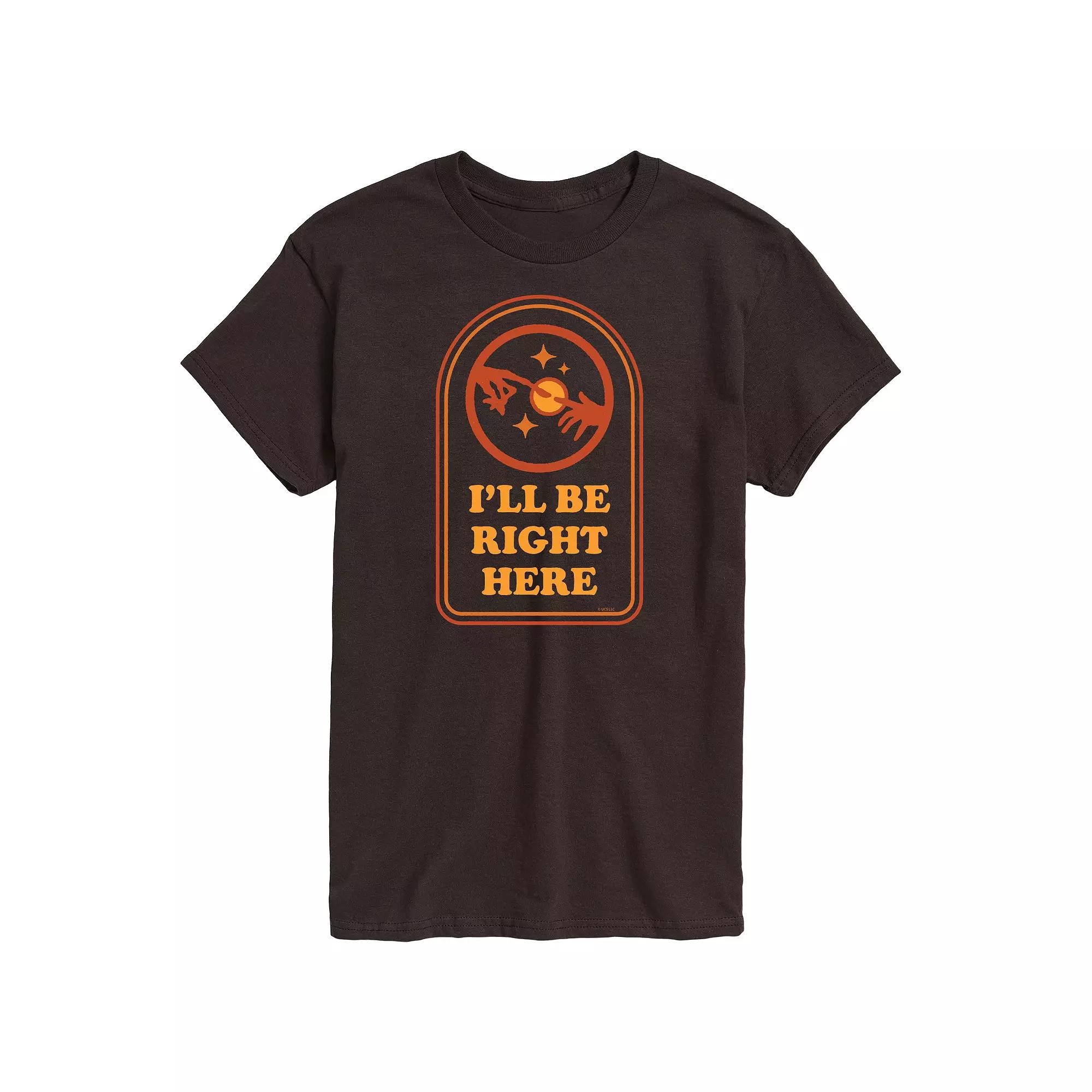 Men's ET I'll Be Right Here Tee,  Product Image