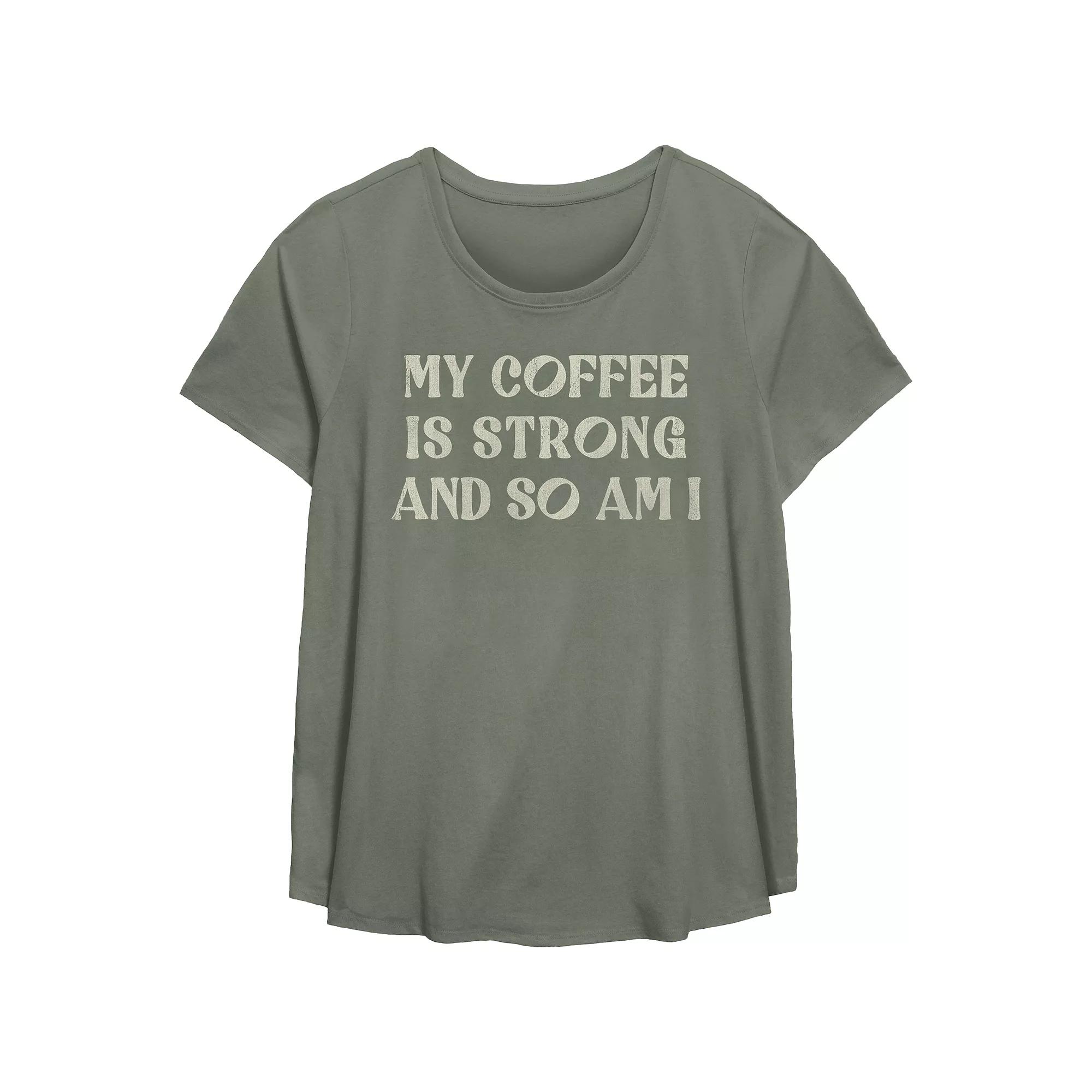 Plus Size Avenger Mom Qualities Scoop Hem Flowy Graphic Tee, Women's, Size: 1XL, Black Product Image