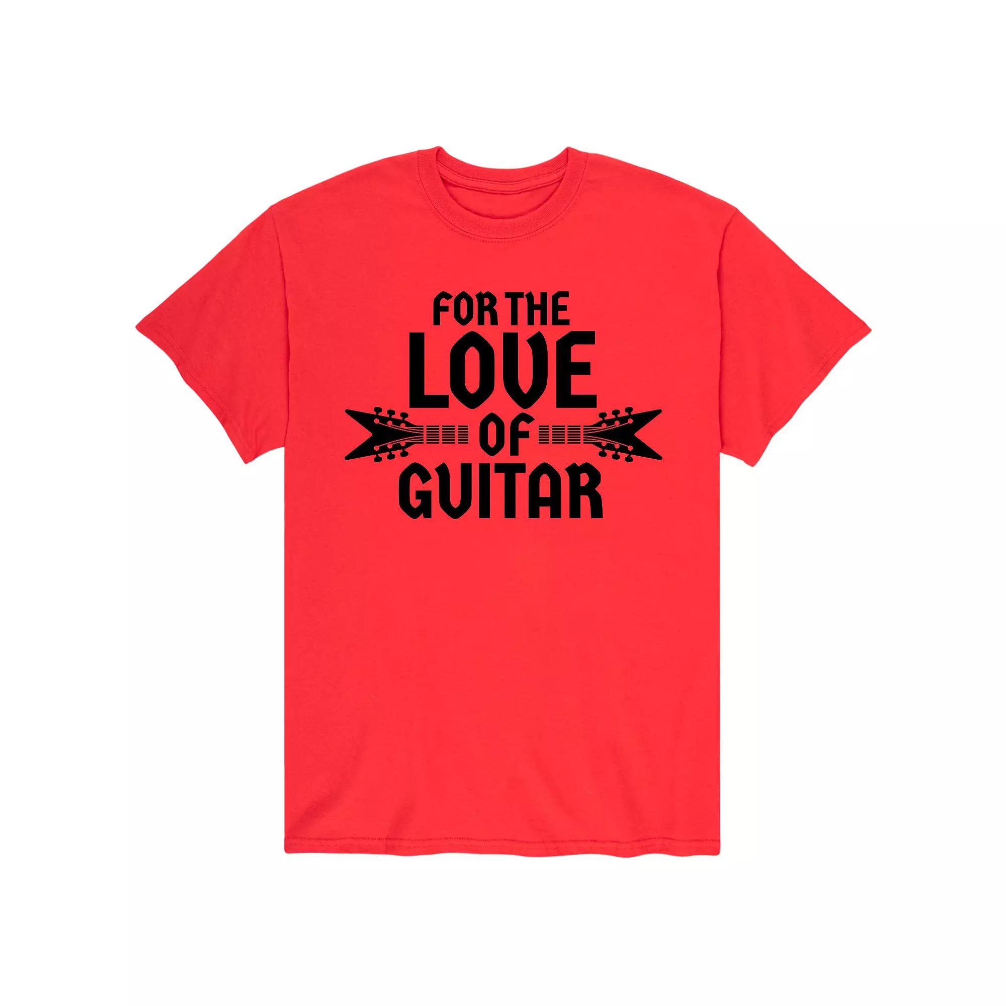 Men's For The Love Of Guitar Tee,  Product Image
