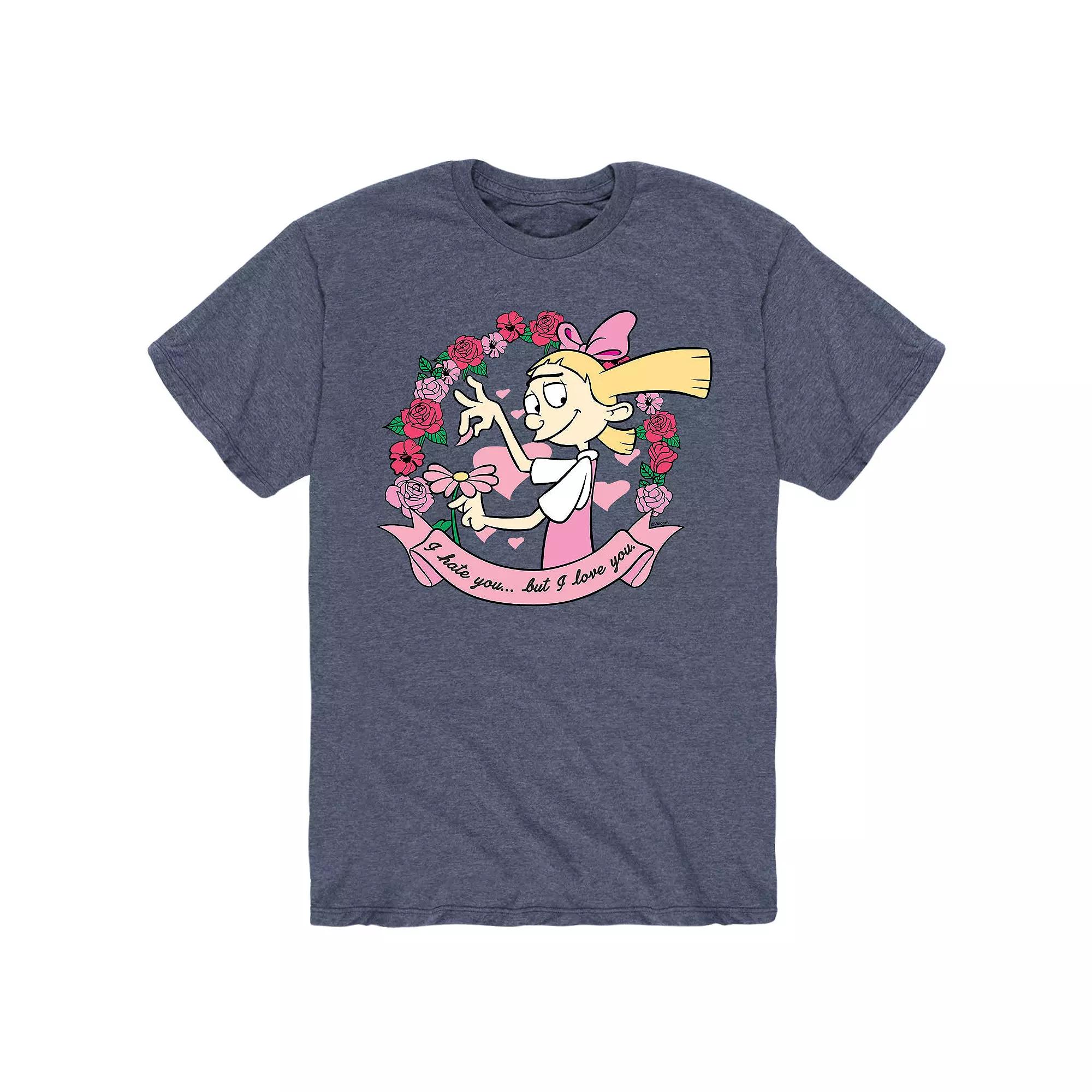 Men's Hey Arnold! Valentines I Love You Tee,  Product Image