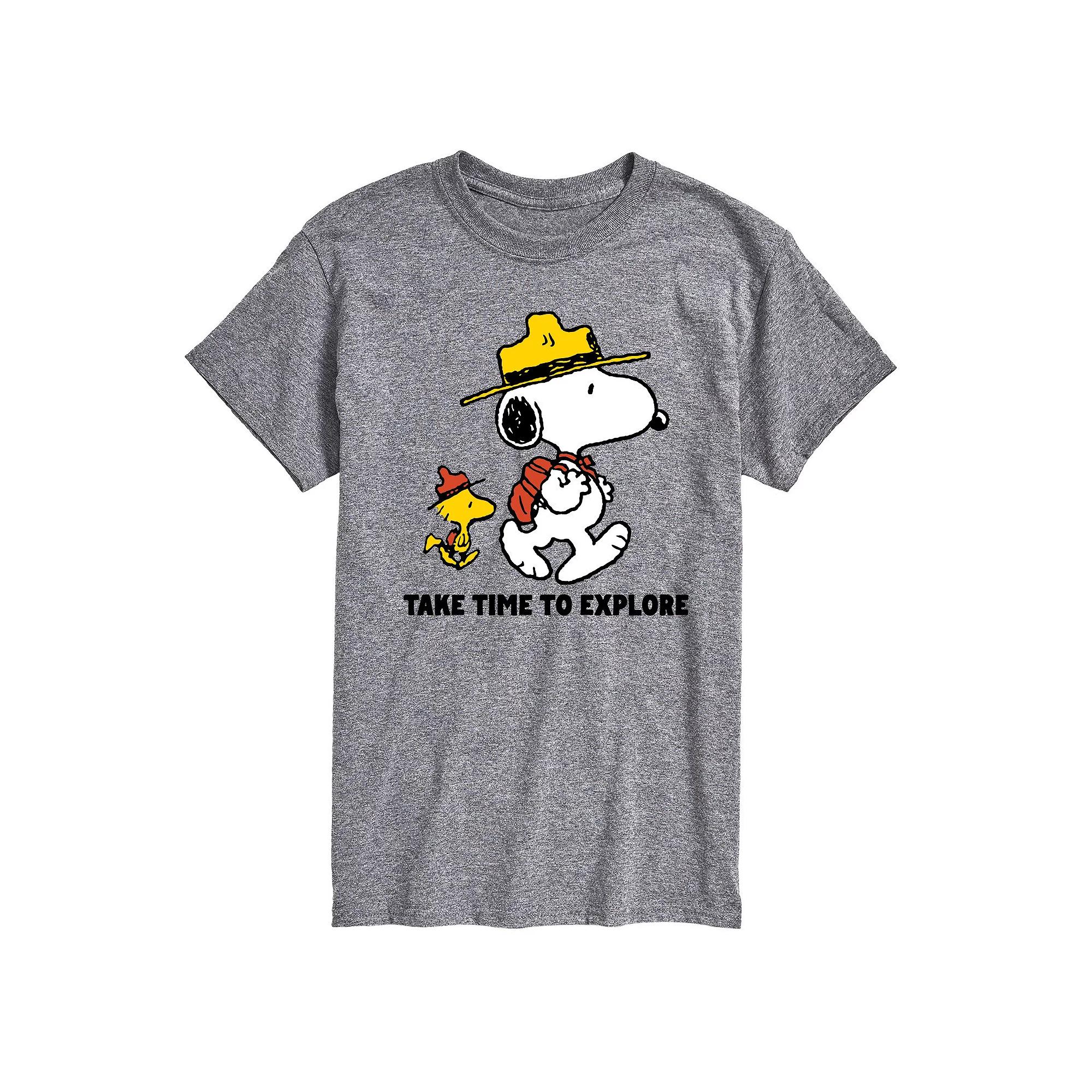Big & Tall Peanuts Beagle Scouts Time To Explore Graphic Tee, Men's,  Product Image