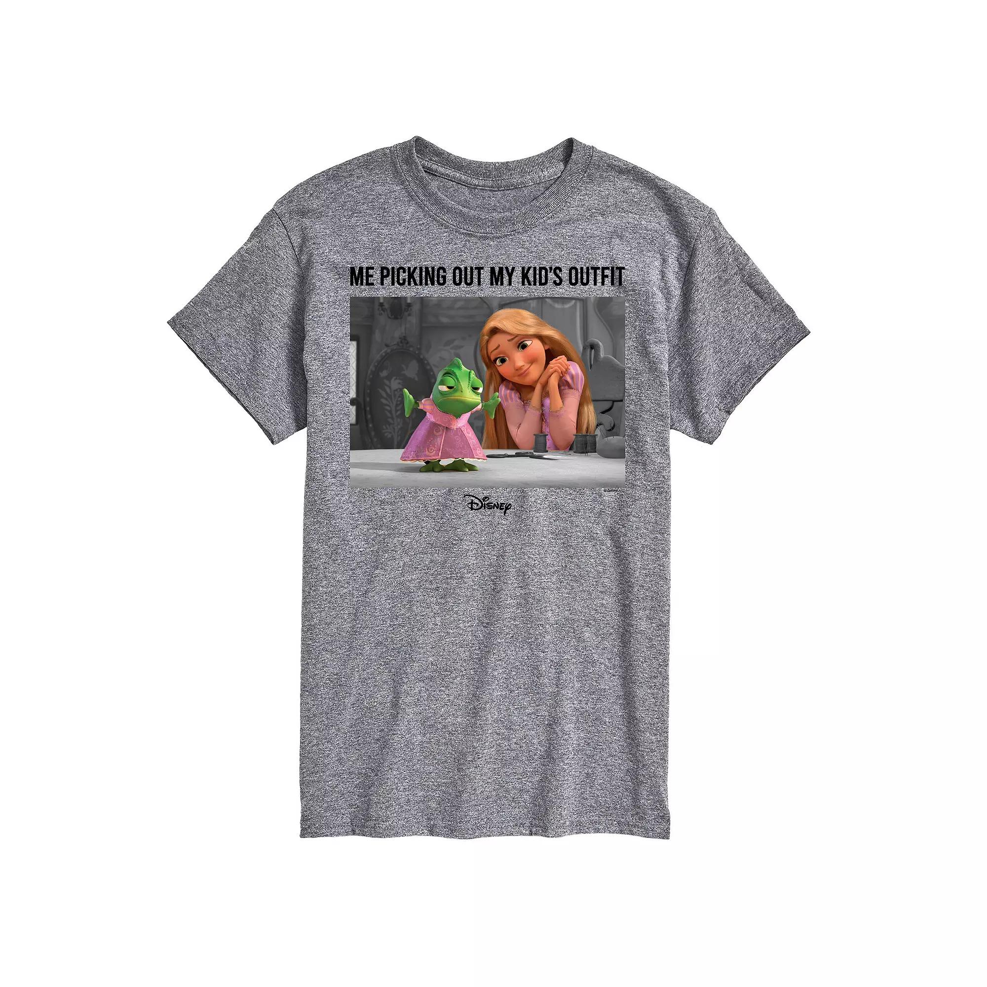 Disney Princess Big & Tall Picking Out Kids Outfit Graphic Tee, Men's,  Product Image