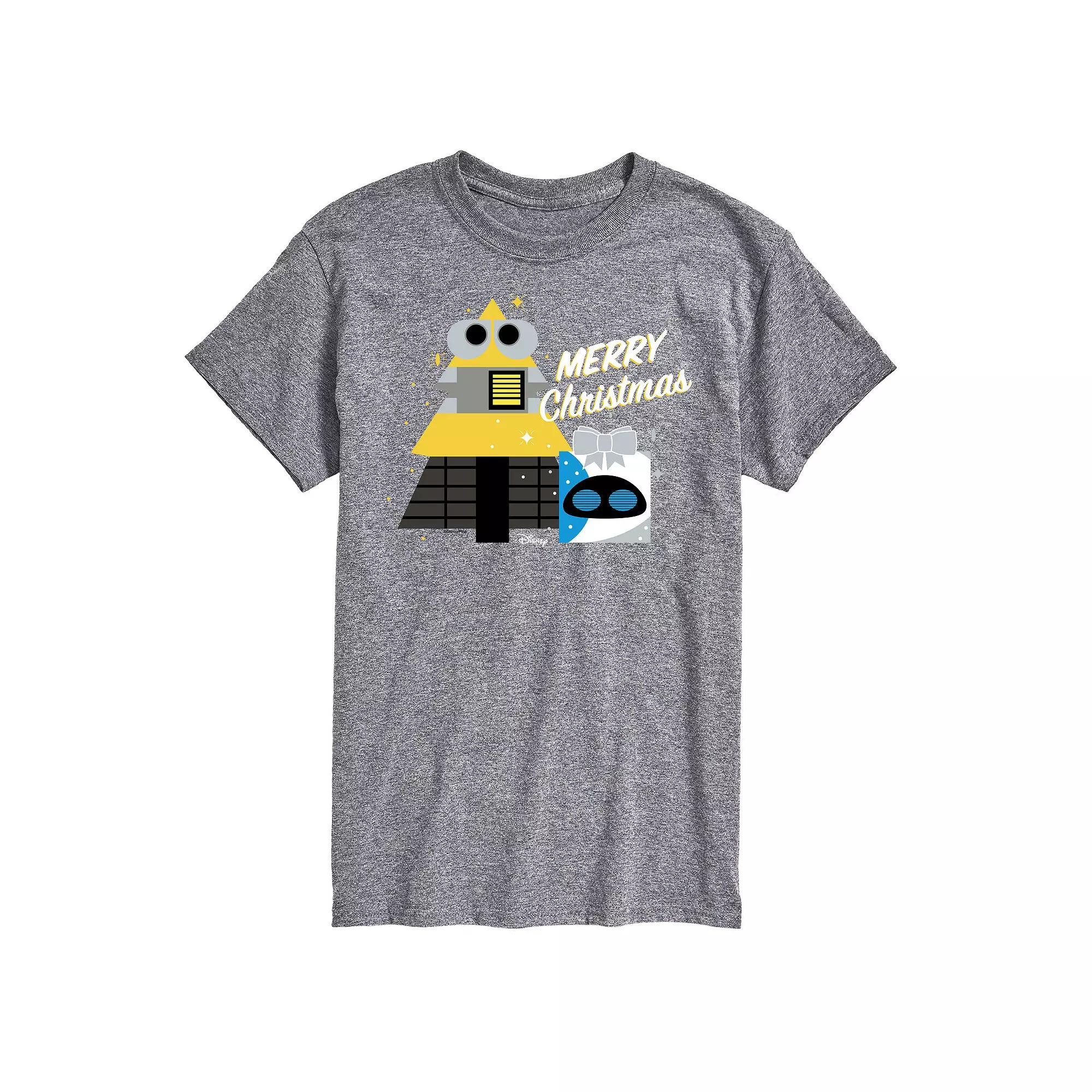 Disney / Pixar's WALL-E Men's Merry Christmas Graphic Tee,  Product Image