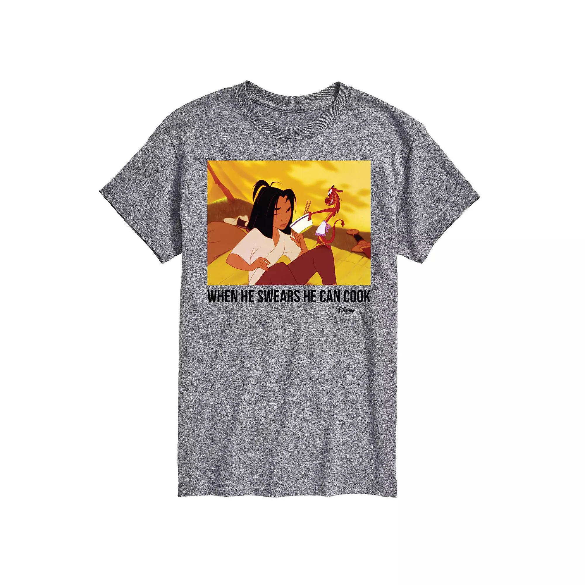 Disney's Mulan Big & Tall He Can Cook Graphic Tee, Men's,  Product Image
