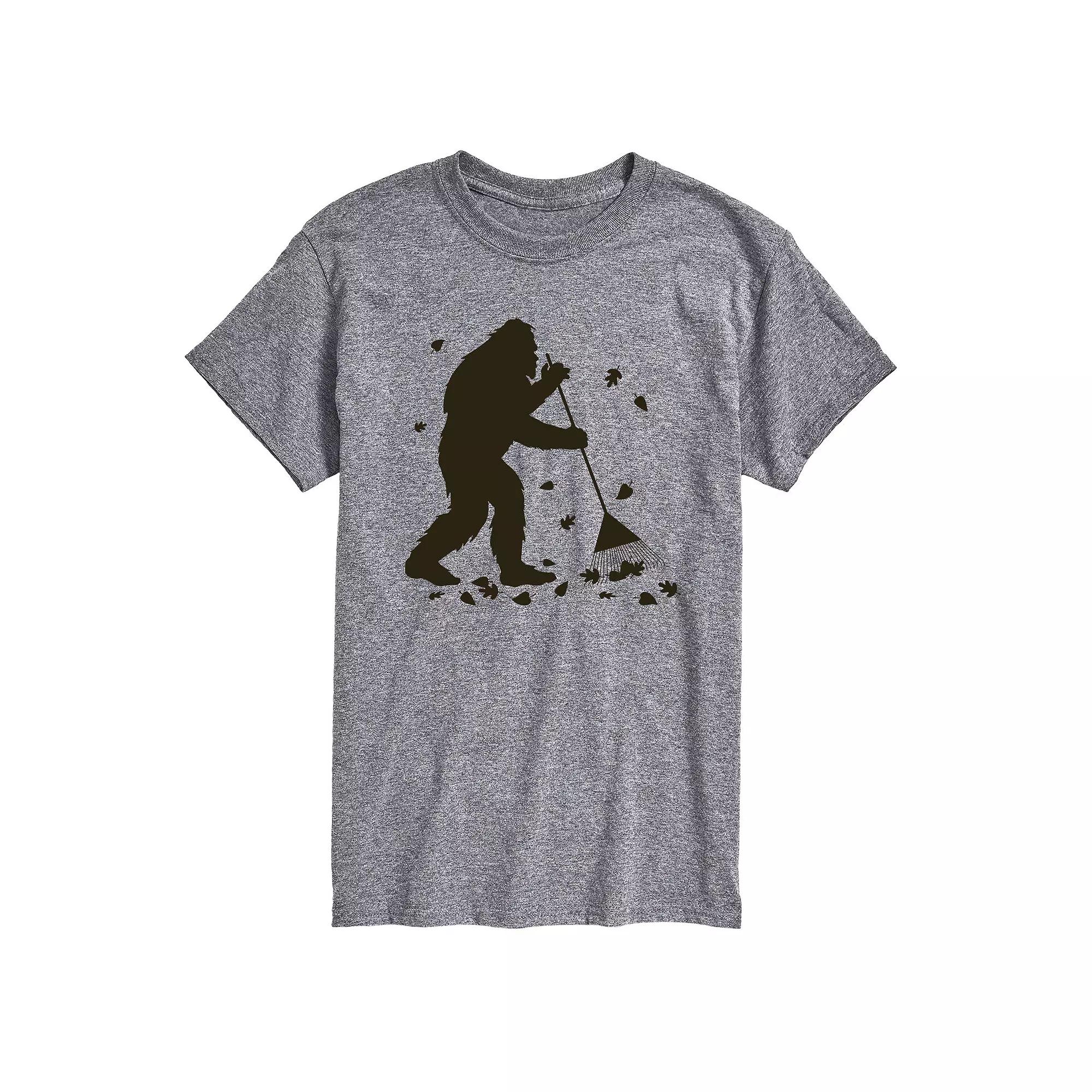 Men's Sasquatch Raking Leaves Tee,  Product Image