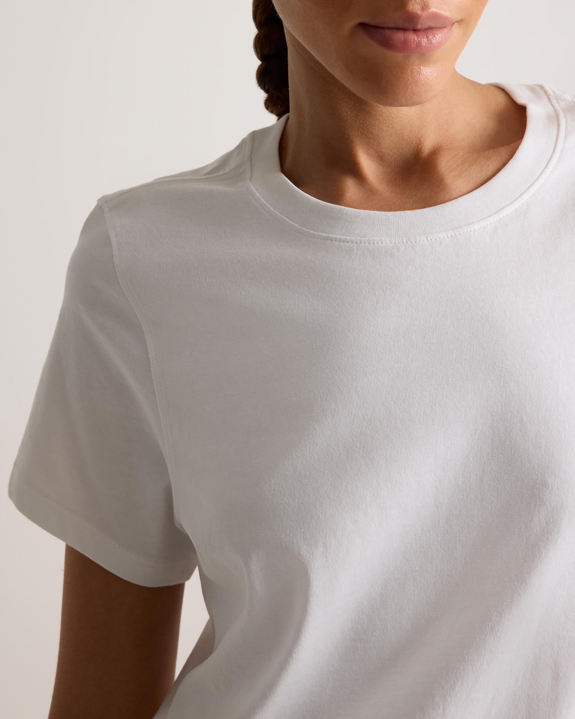 Quince | Women's Boxy Crewneck T-Shirt Organic Cotton Product Image