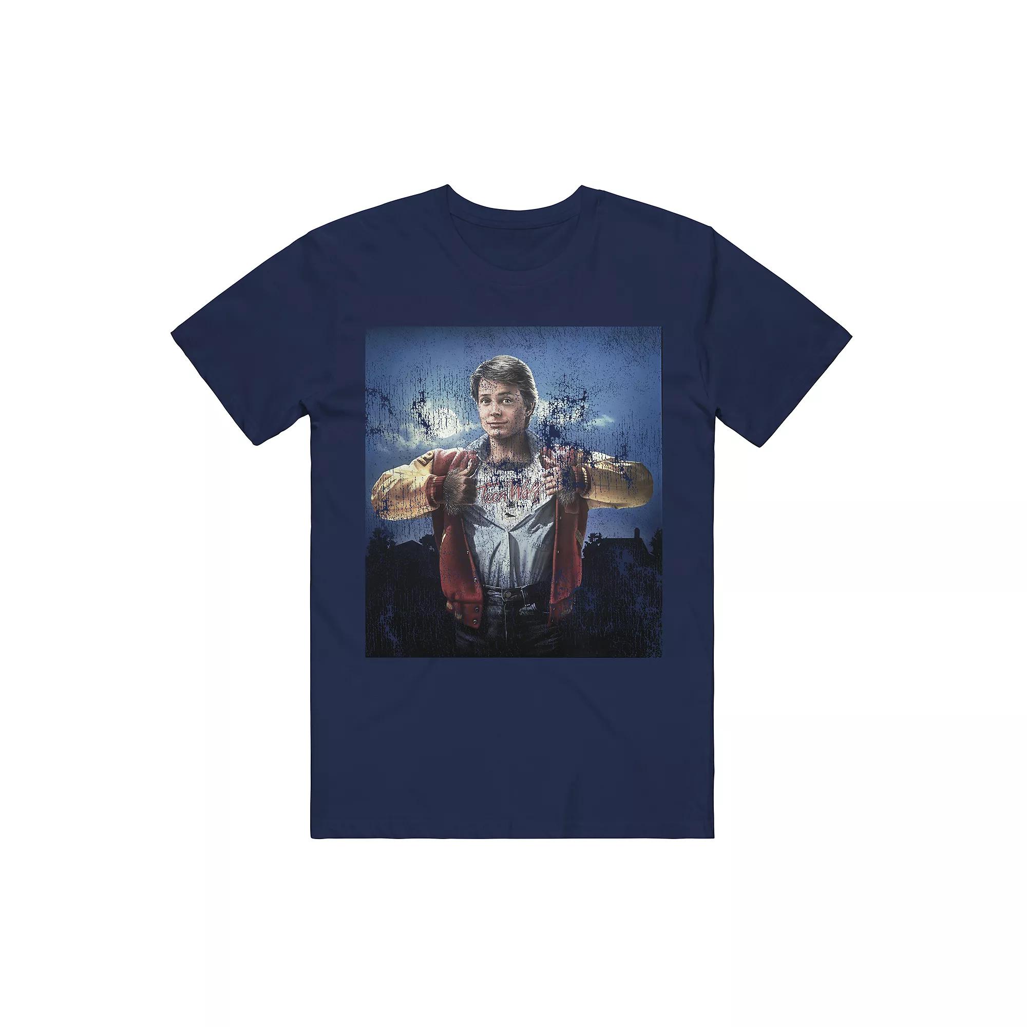 Men's Teen Wolf Graphic Tee, Size: XXL, Blue Product Image