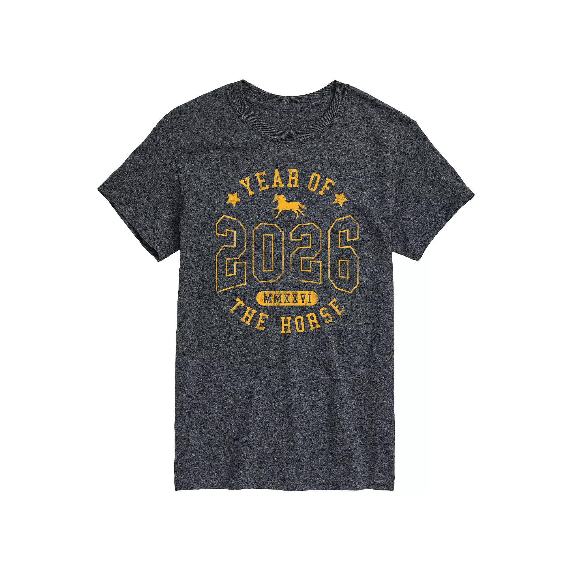 Men's Lunar New Year 2026 Year Of The Horse Graphic Tee,  Product Image
