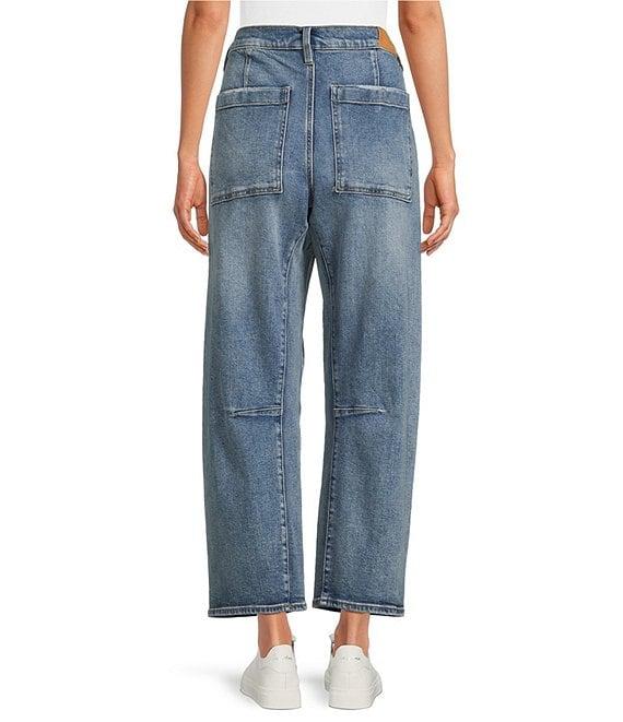 Dear John Lasso High-Rise Cropped Loose Barrel Jeans Product Image