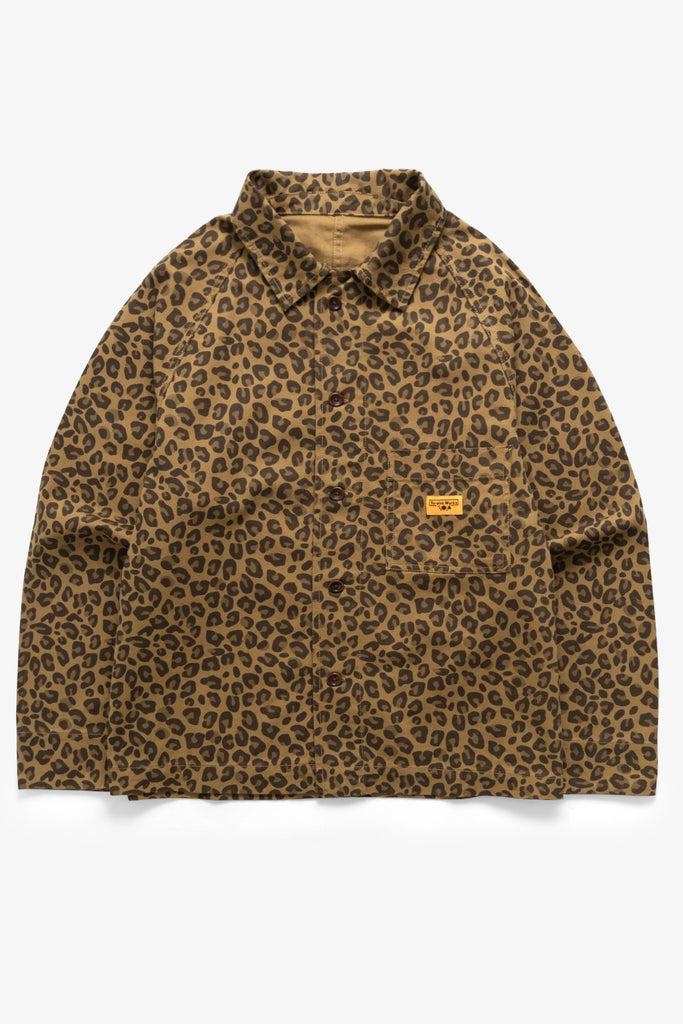Patterned Front Of House Jacket - Brown Leopard Product Image