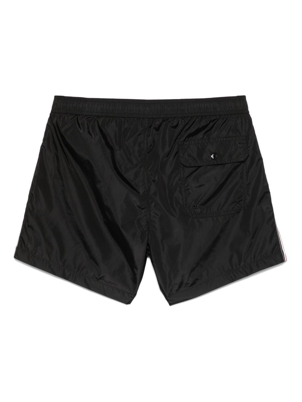 tricolour-trimmed swim shorts Product Image