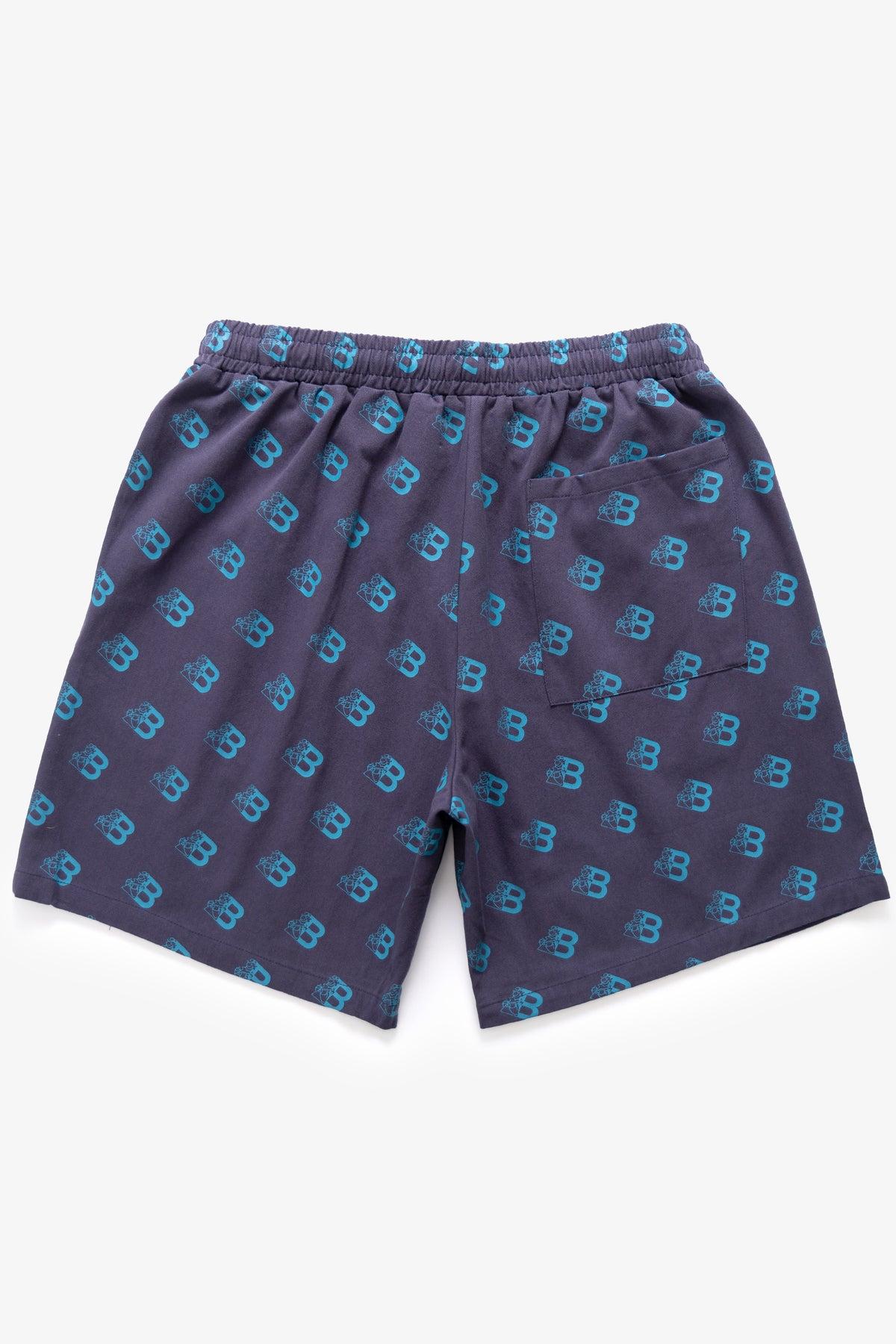 Blacksmith - All Over Grafter Shorts - Navy Product Image