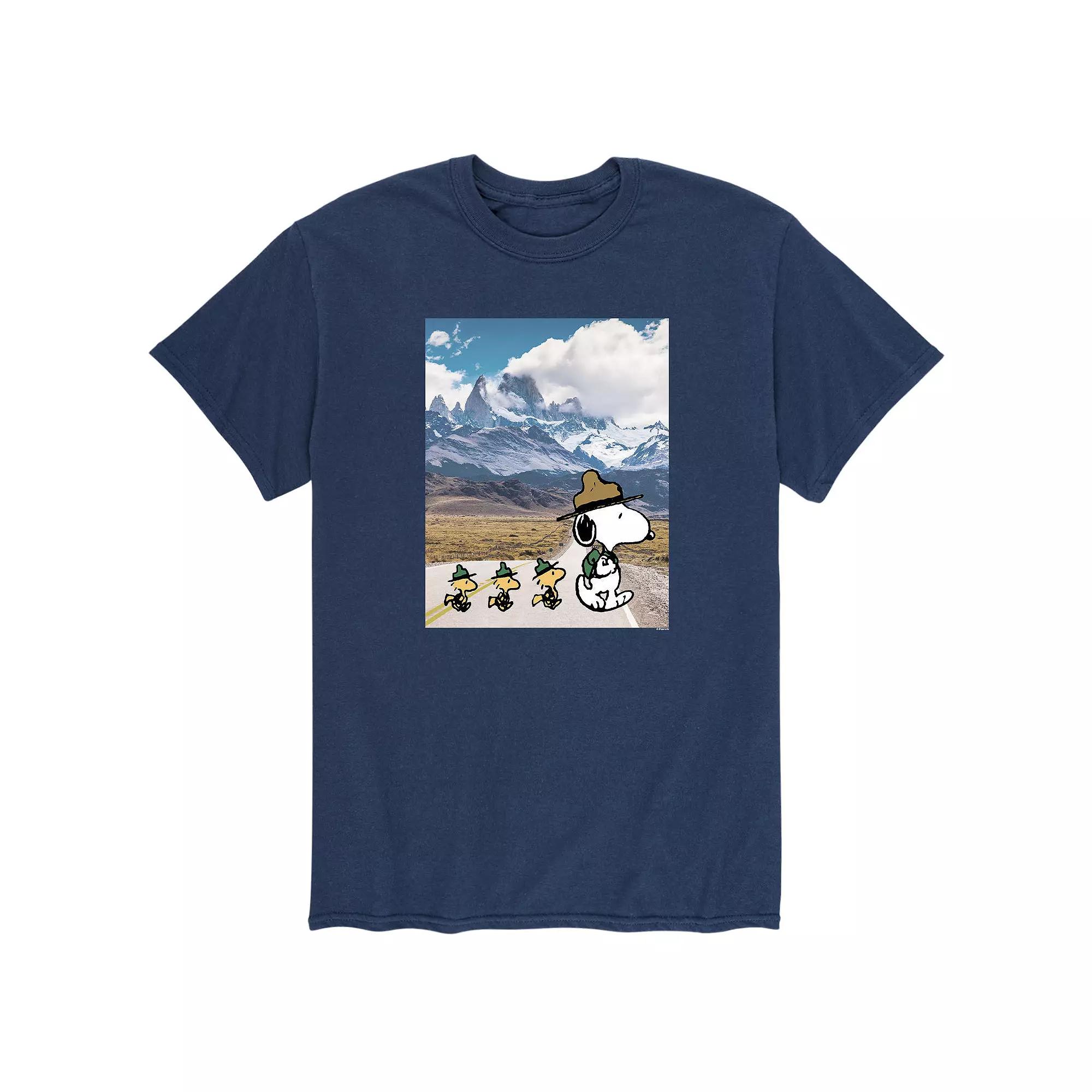 Men's Peanuts Snoopy Nature Crossing Tee,  Product Image