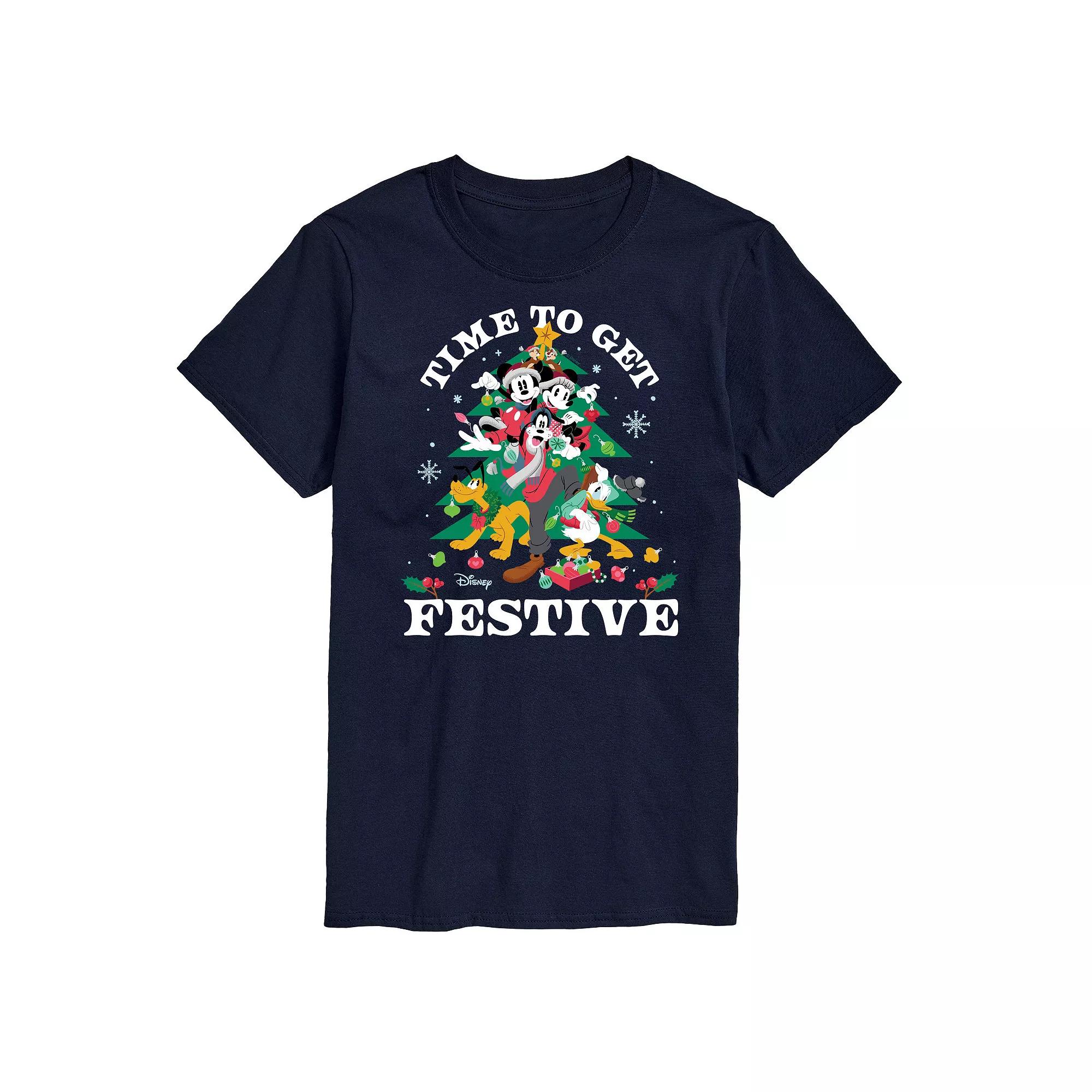 Disney Men's Time To Get Festive Tee,  Product Image