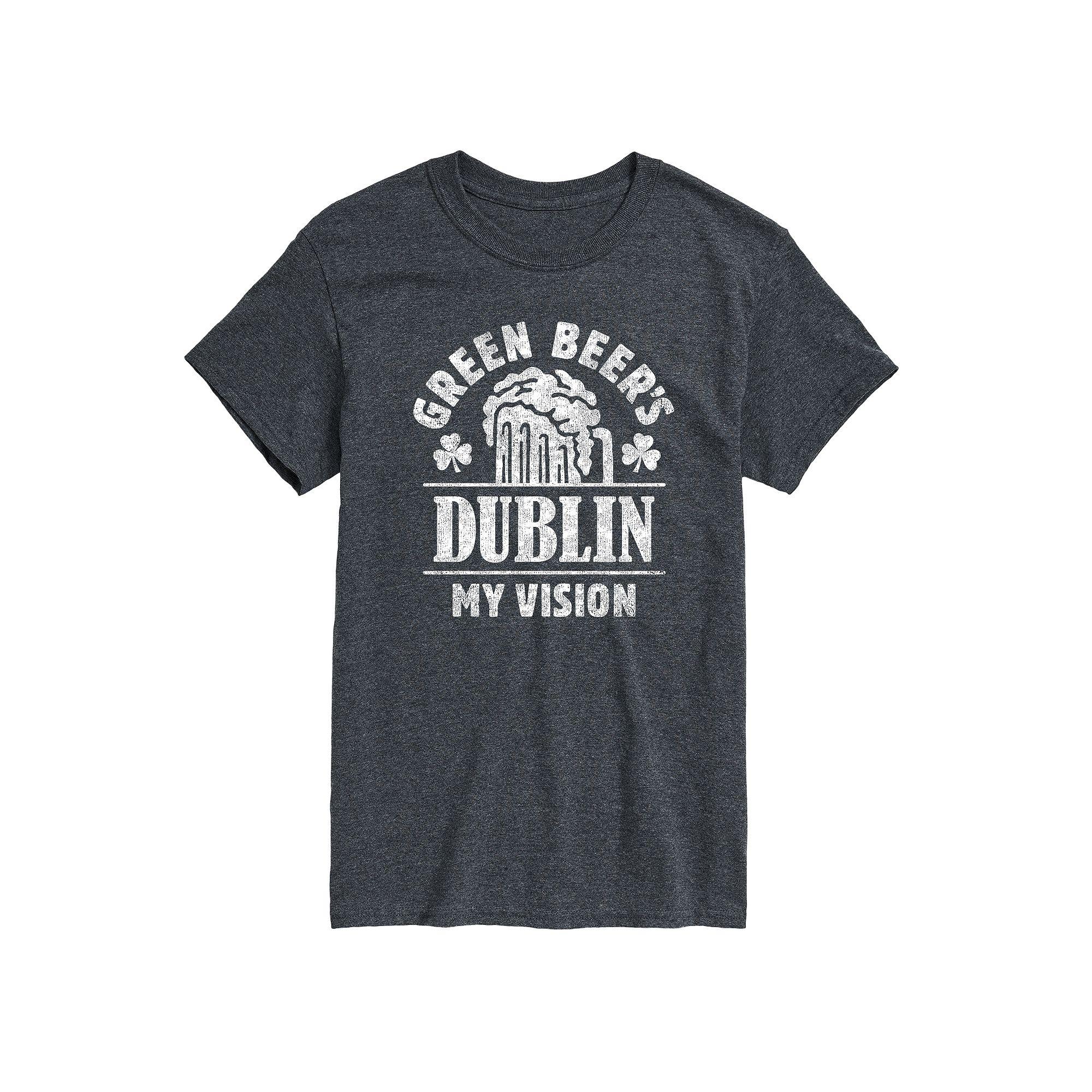 Men's Green Beers Dublin Vision Tee,  Product Image