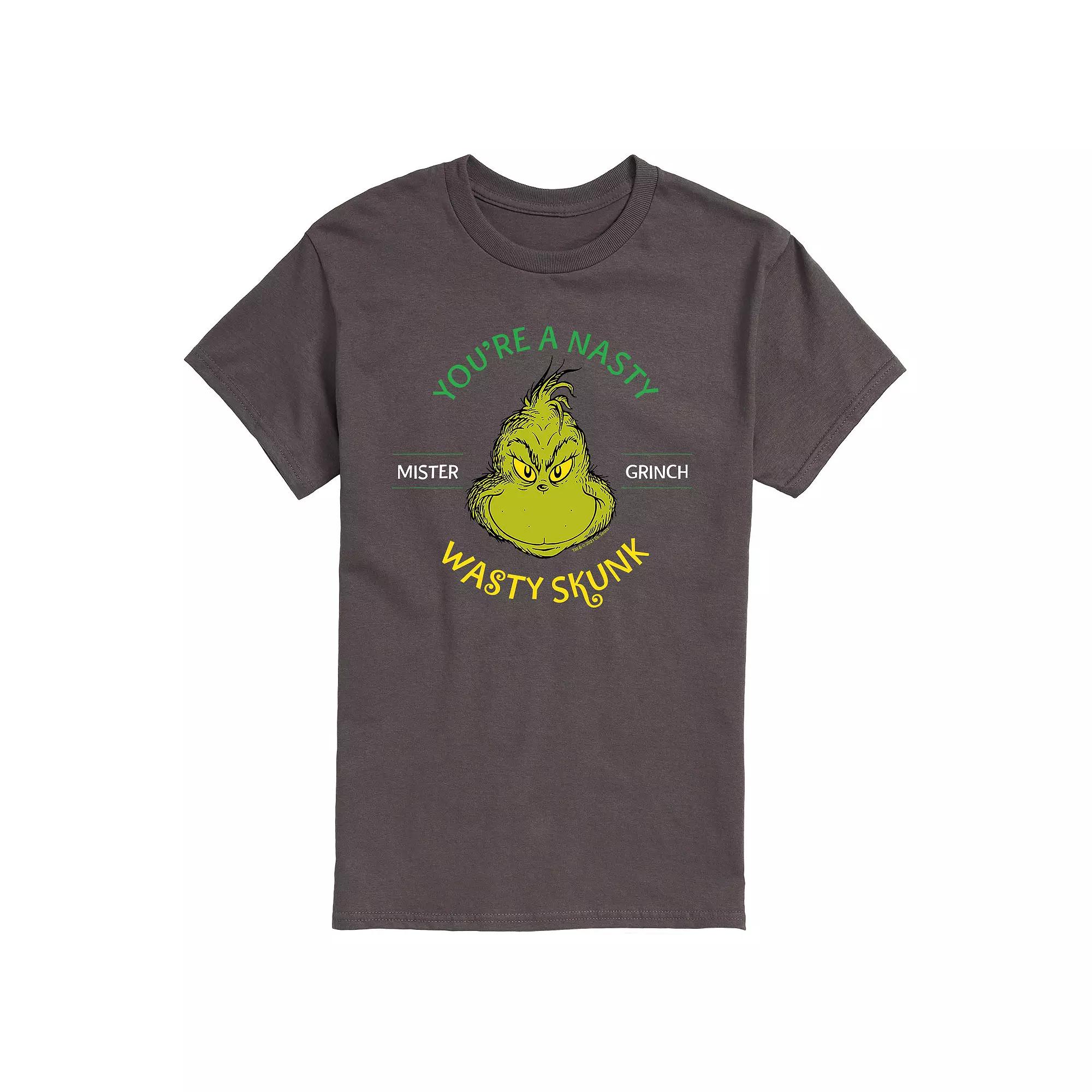 Men's Dr. Seuss The Grinch "You're A Nasty Wasty Skunk" Tee,  Product Image