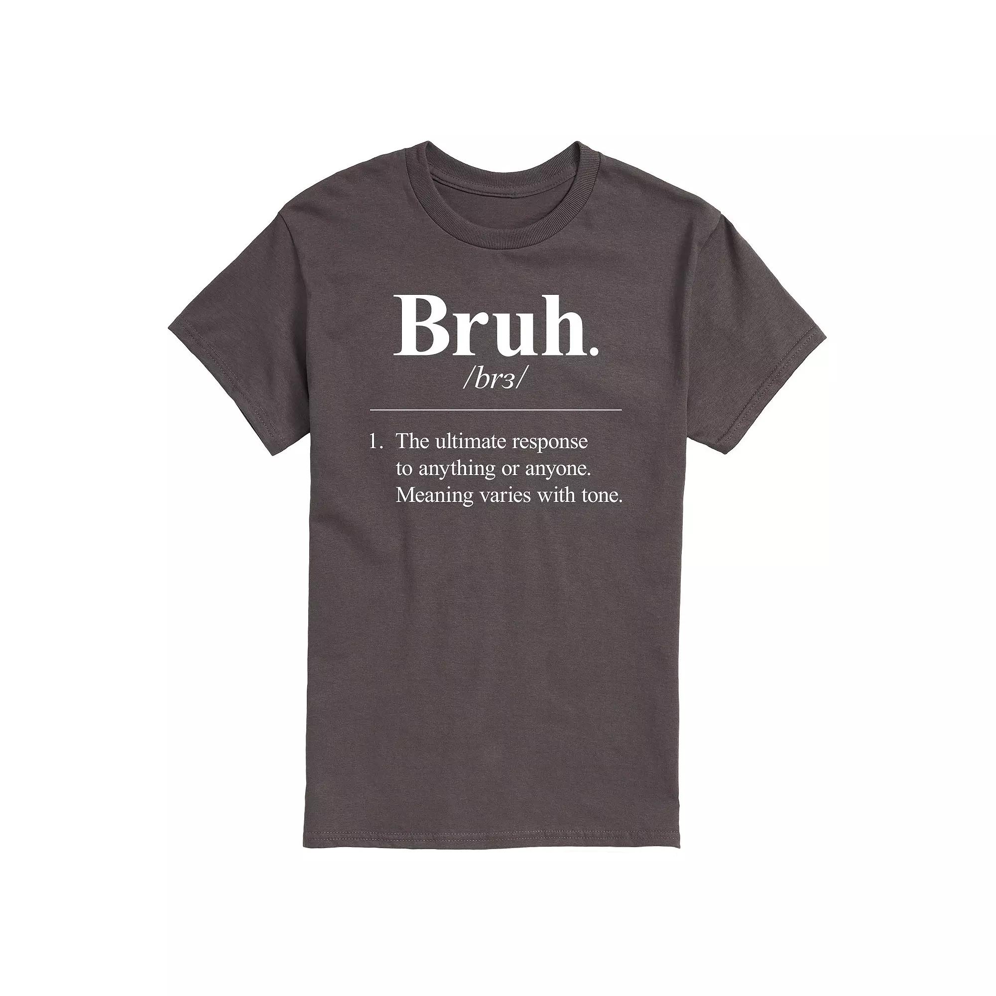 Big & Tall Bruh Definition Graphic Tee, Men's,  Product Image