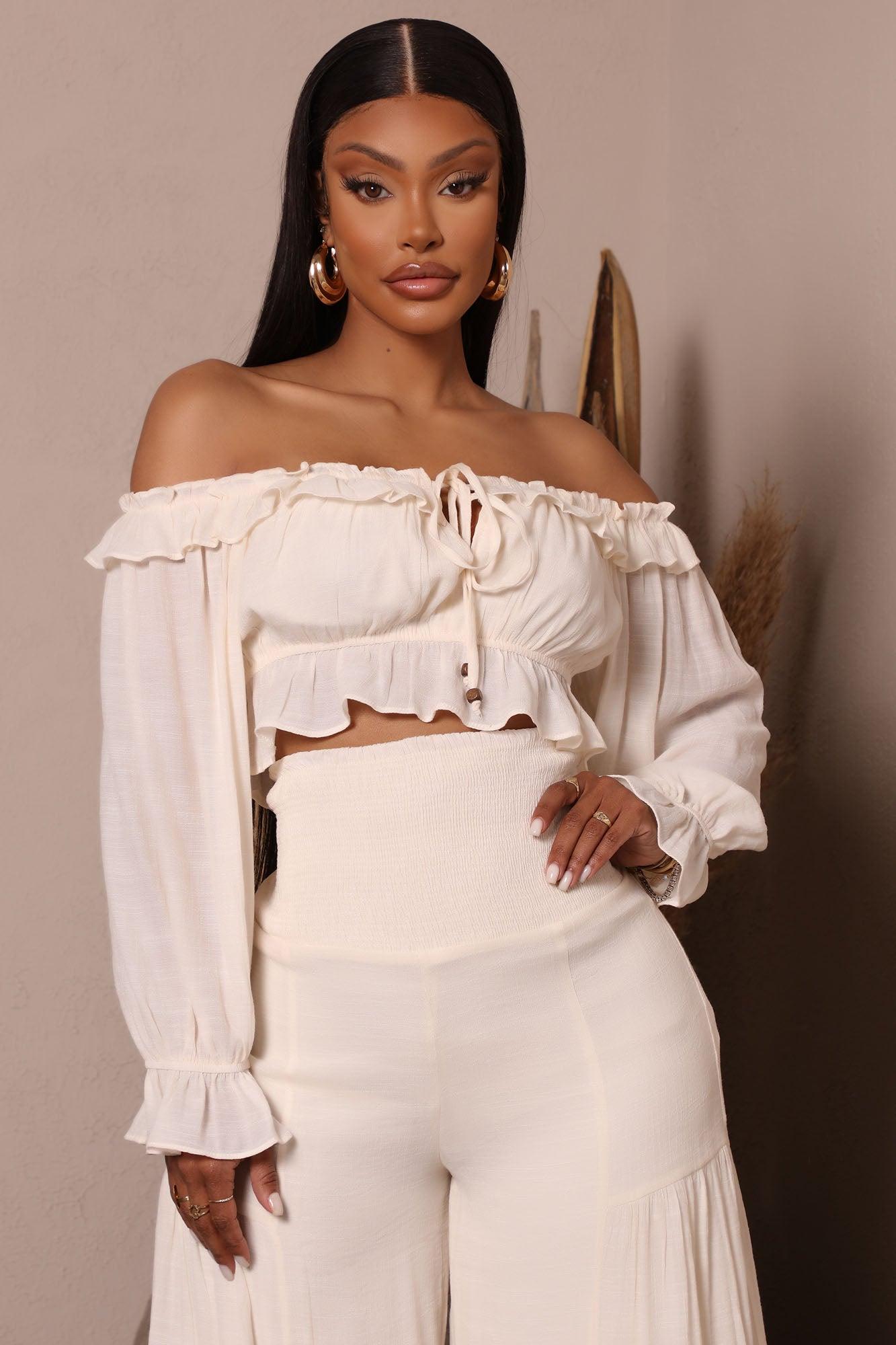 We Should Be Pant Set - Ivory Product Image