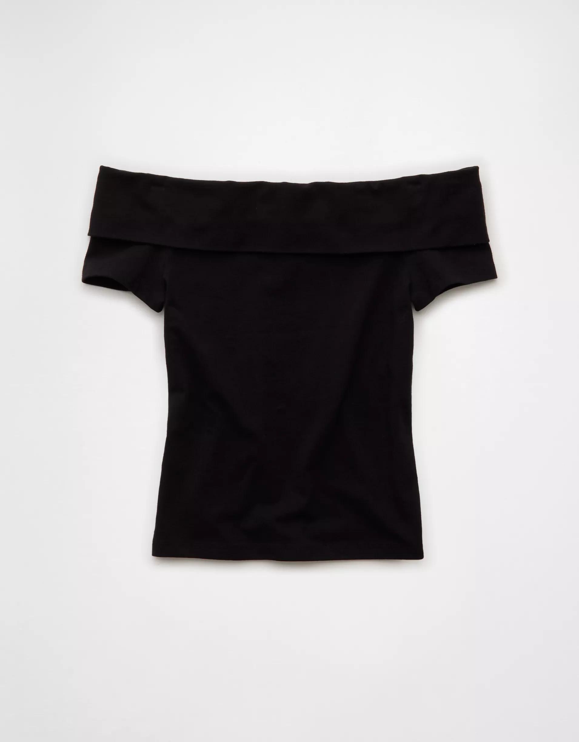 AE Off The Shoulder Foldover Top Product Image