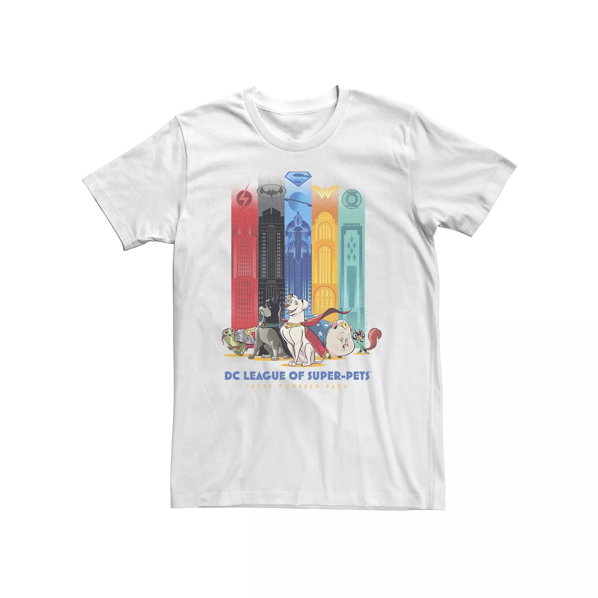 Big & Tall DC Comics Super Pets Groupshot Tee, Men's,  Product Image